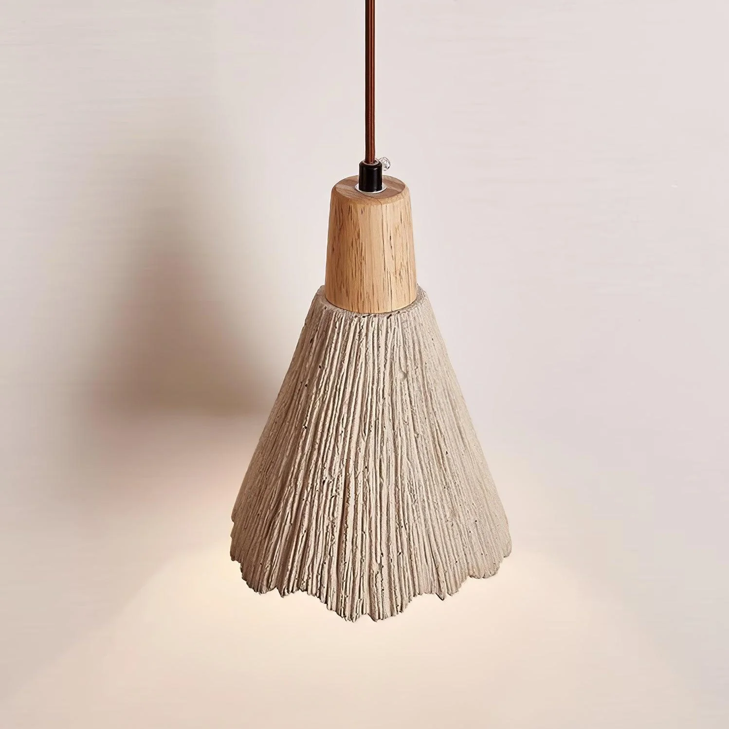 Solara Pendant Lamp Concrete Pleated - Image 57