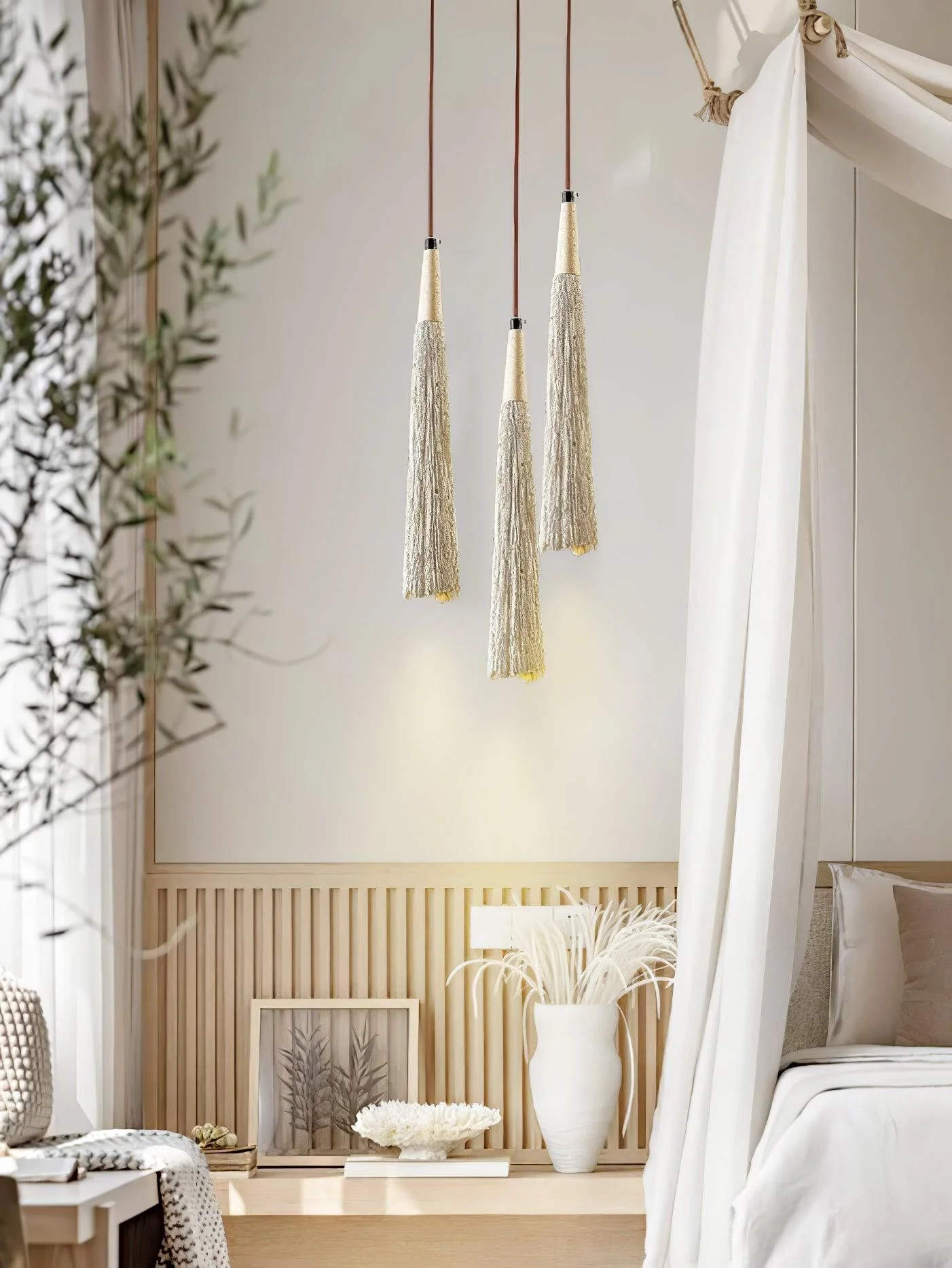 Solara Pendant Lamp Concrete Pleated - Image 71