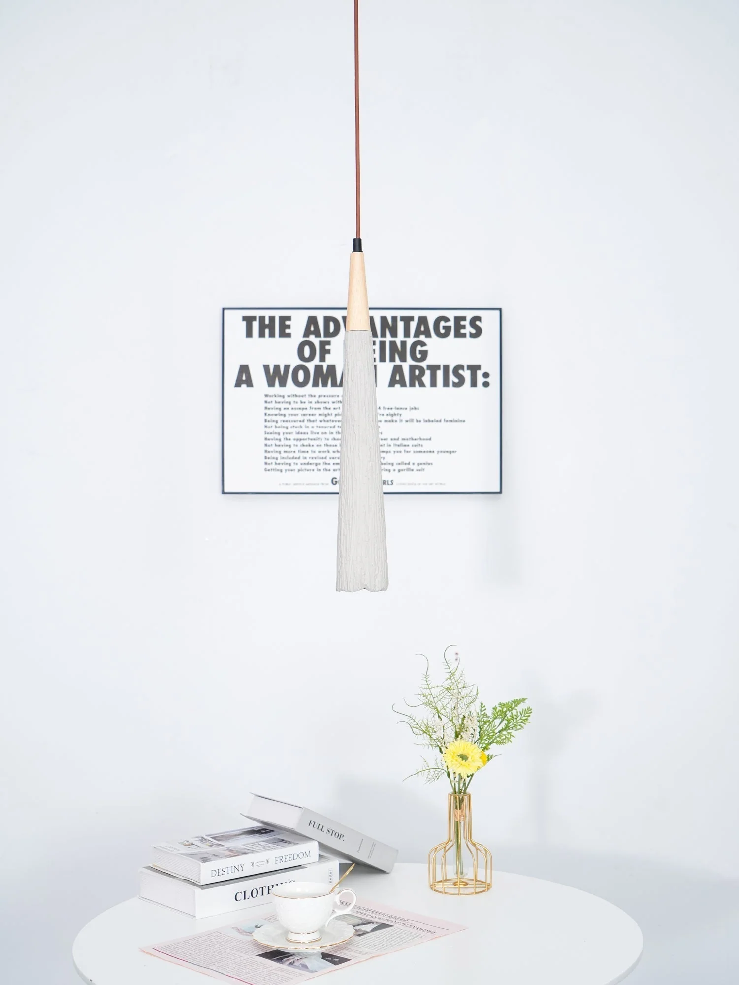 Solara Pendant Lamp Concrete Pleated - Image 78