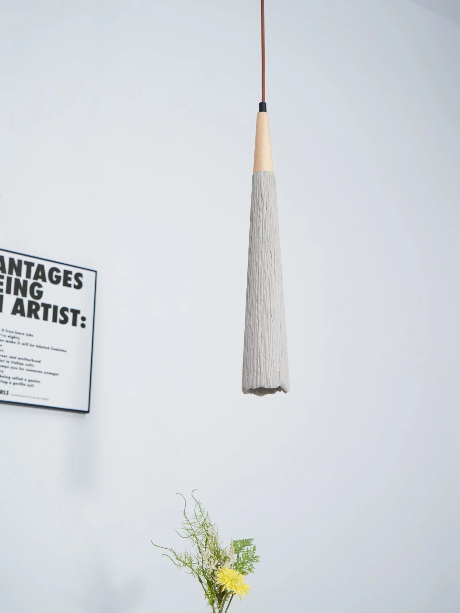 Solara Pendant Lamp Concrete Pleated - Image 84