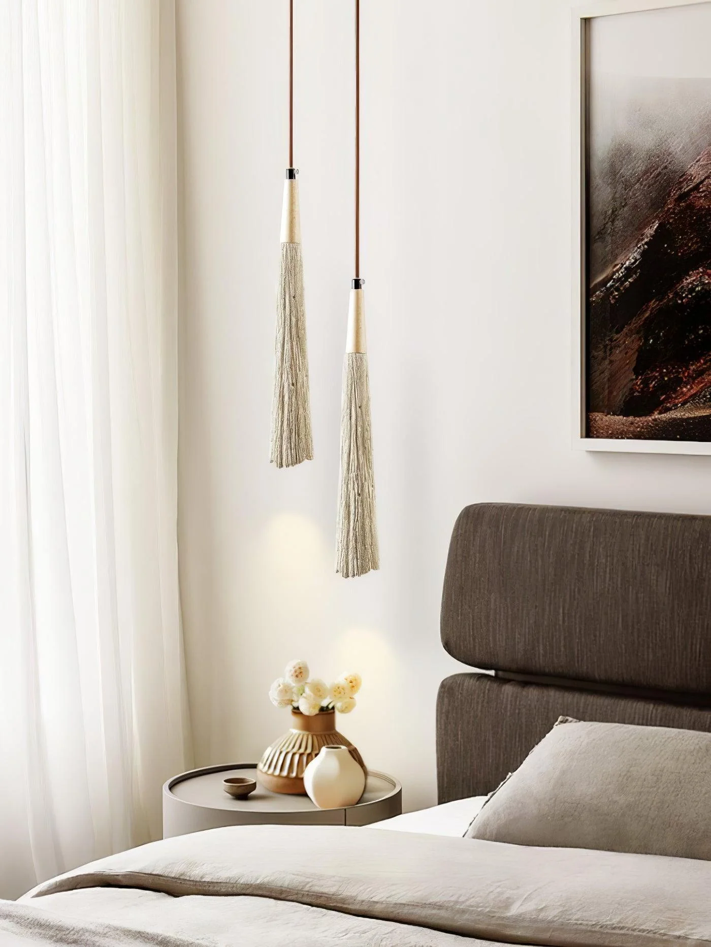Solara Pendant Lamp Concrete Pleated - Image 85