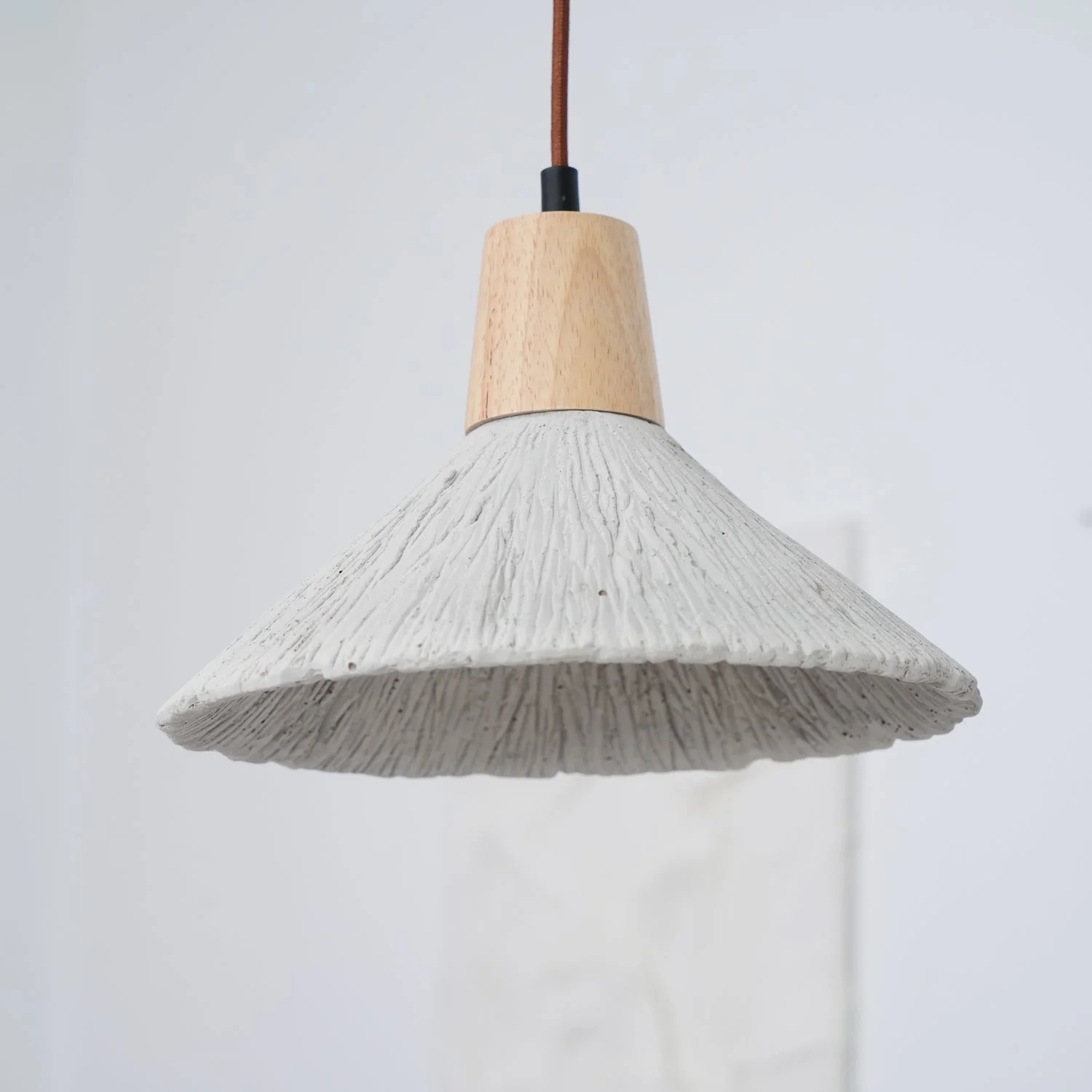 Solara Pendant Lamp Concrete Pleated - Image 92