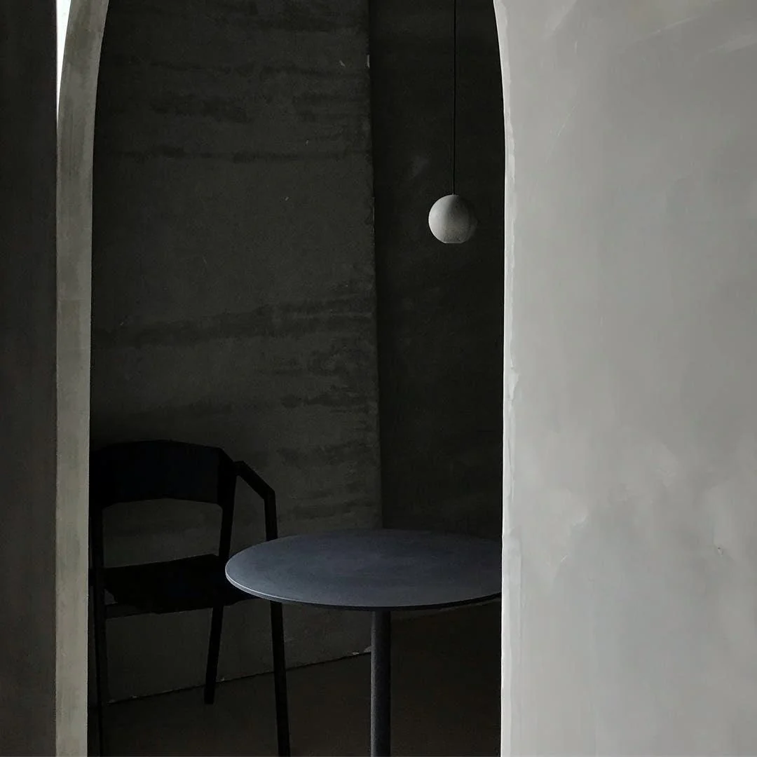 Solara Pendant Lamp Concrete Sphere Moon Minimalist - Image 22
