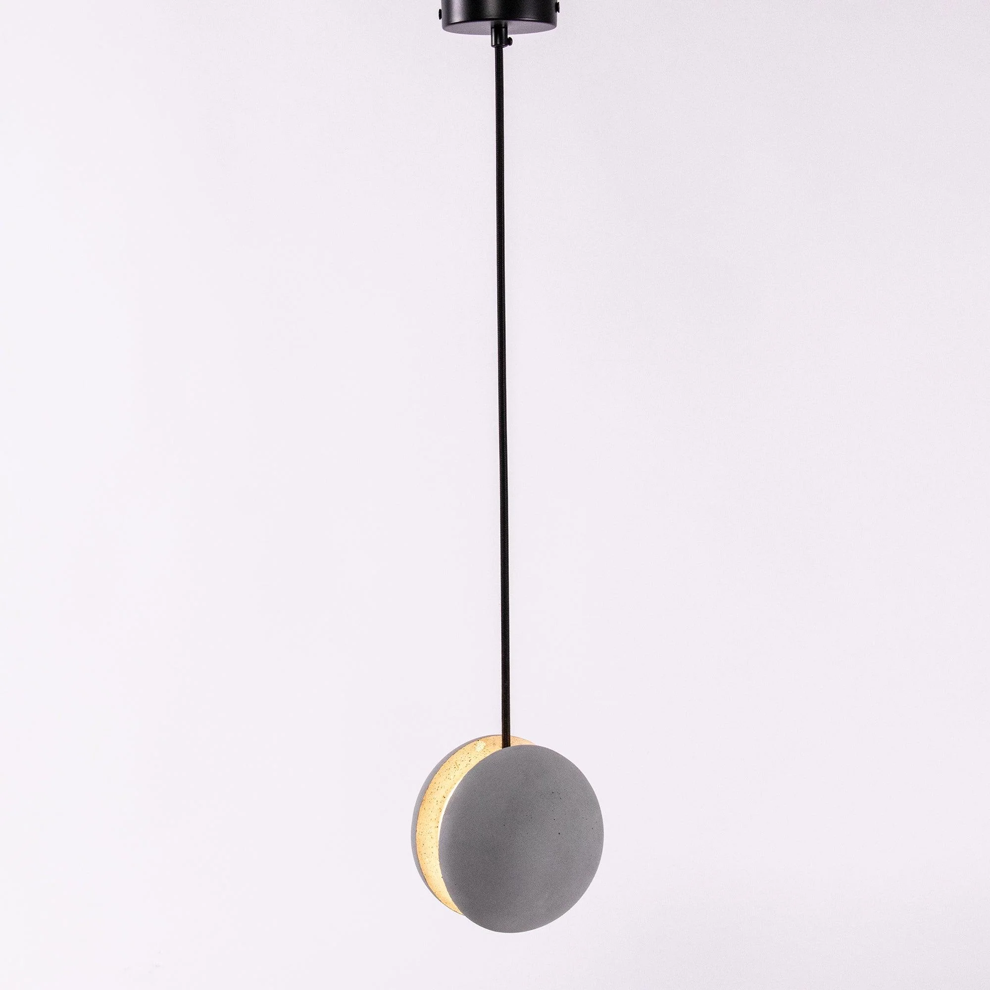 Solara Pendant Lamp Concrete Sphere Moon Minimalist - Image 49