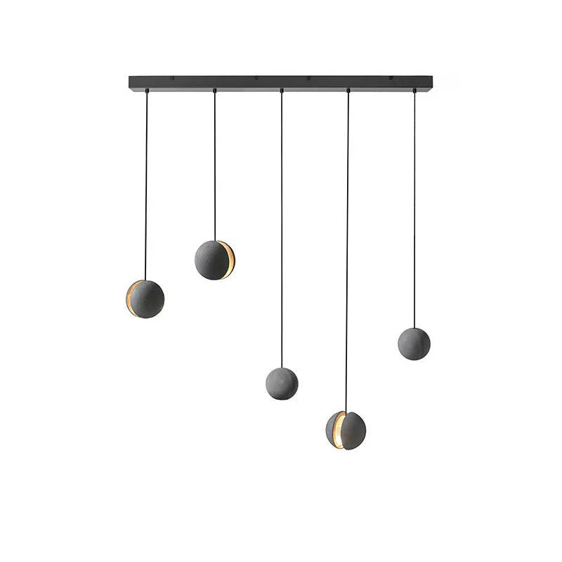 Solara Pendant Lamp Concrete Sphere Moon Minimalist - Image 55