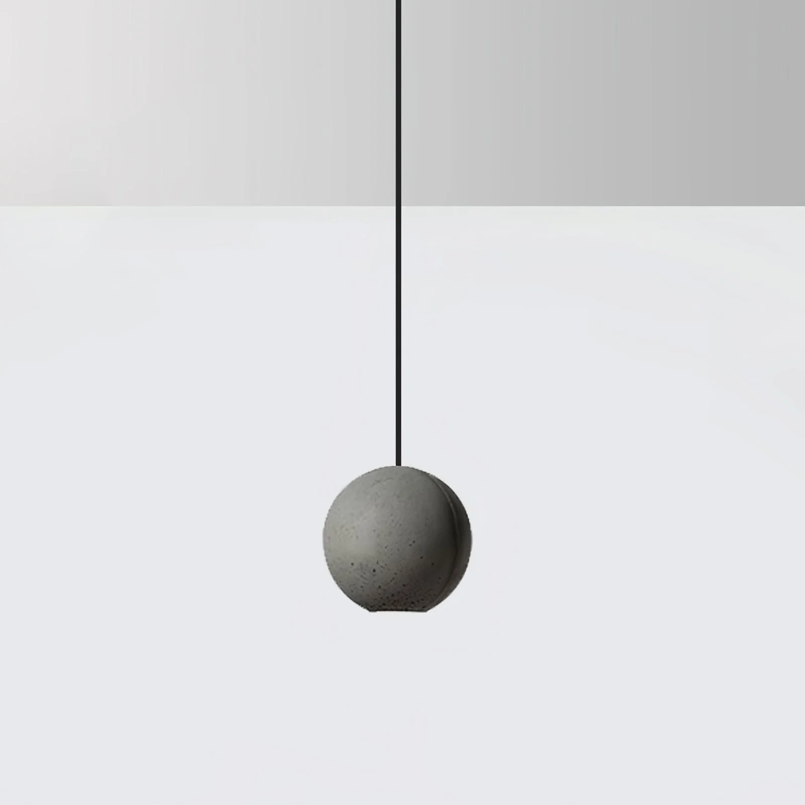 Solara Pendant Lamp Concrete Sphere Moon Minimalist - Image 94