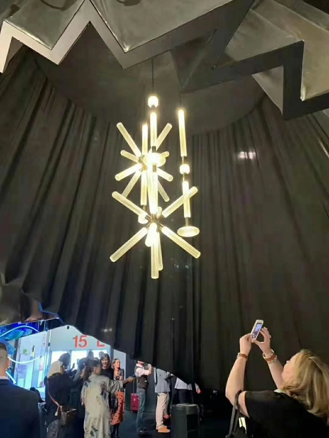 Solara Pendant Lamp Crystal Cylinder Cipher Contemporary - Image 26