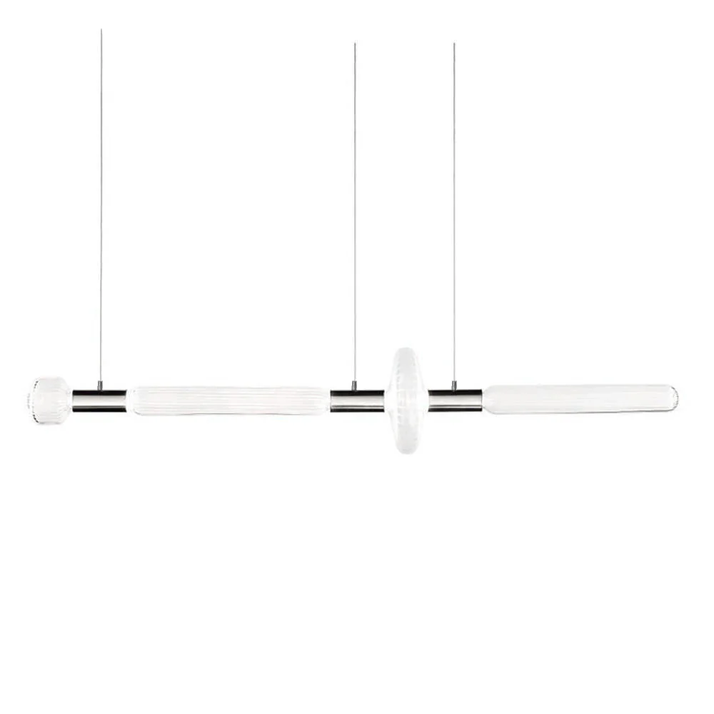 Solara Pendant Lamp Crystal Cylinder Cipher Contemporary - Image 42