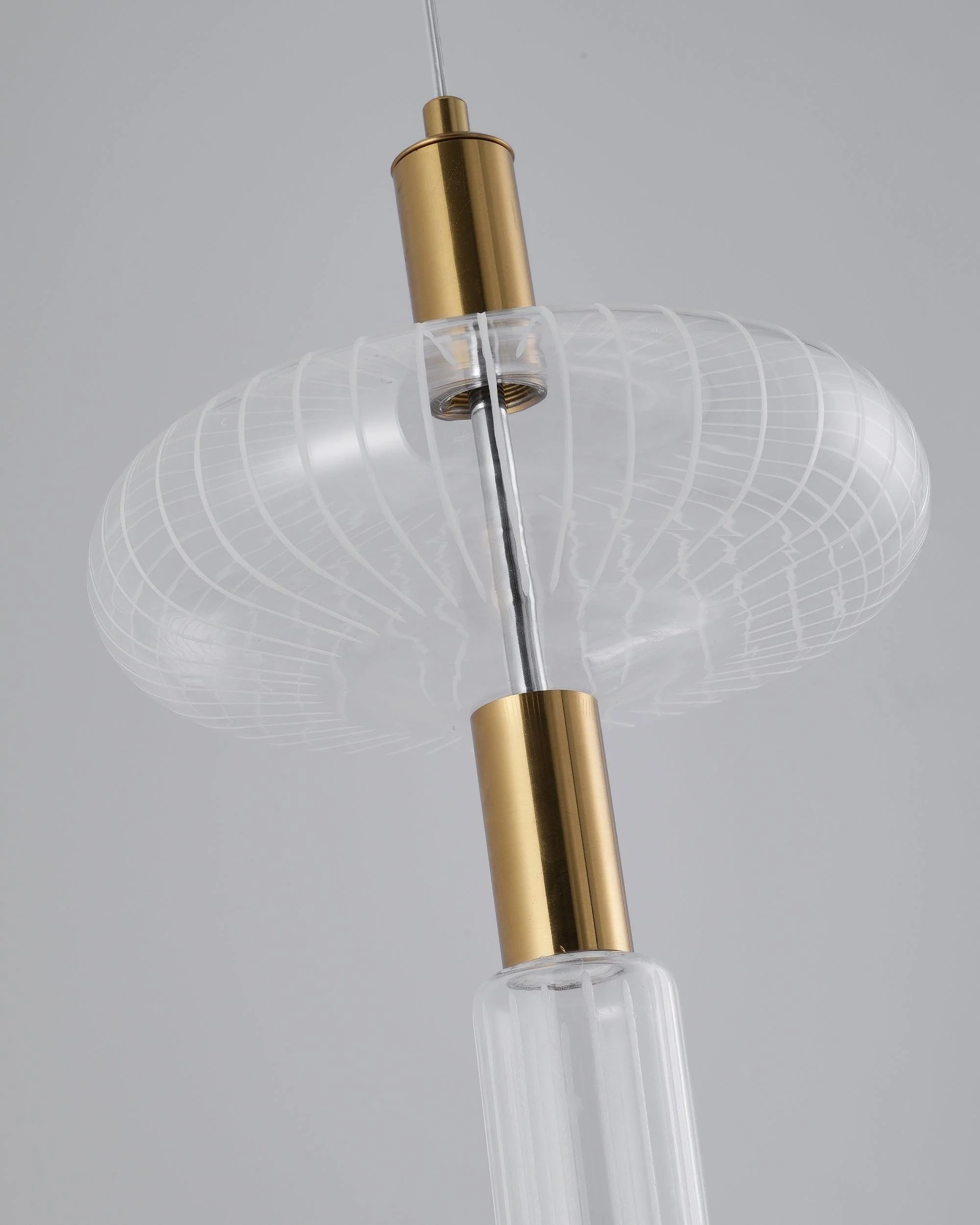 Solara Pendant Lamp Crystal Cylinder Cipher Contemporary - Image 50
