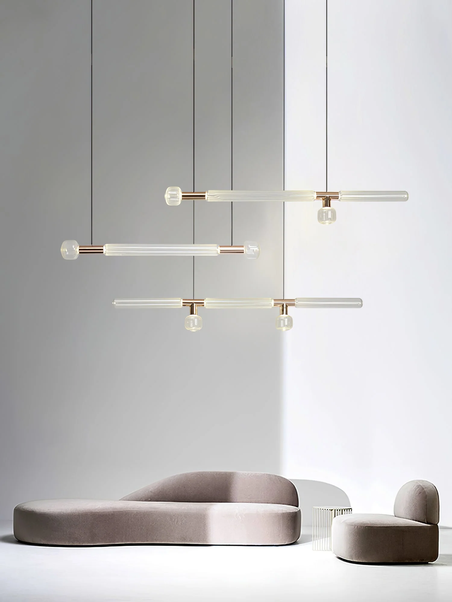 Solara Pendant Lamp Crystal Cylinder Cipher Contemporary - Image 70