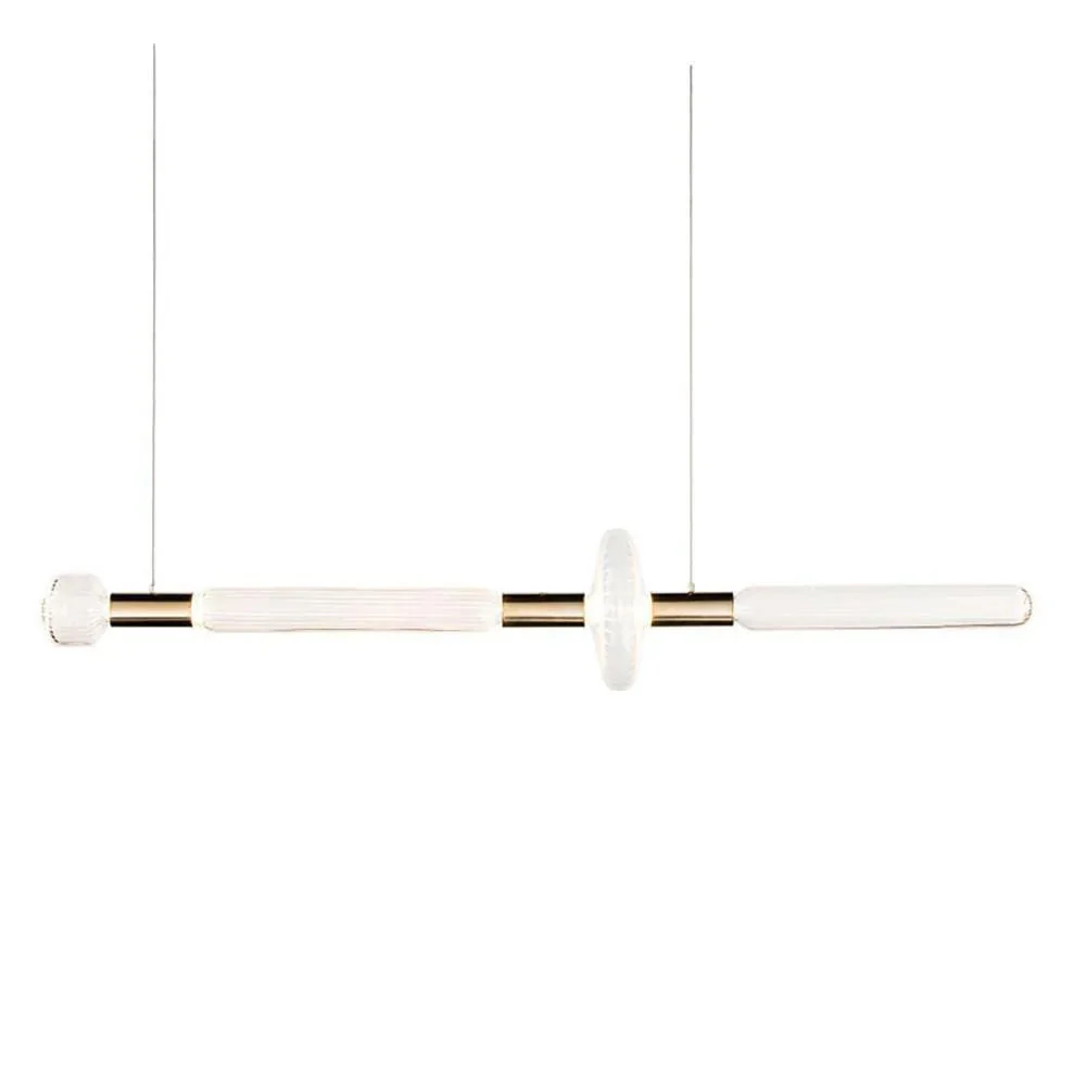 Solara Pendant Lamp Crystal Cylinder Cipher Contemporary - Image 91