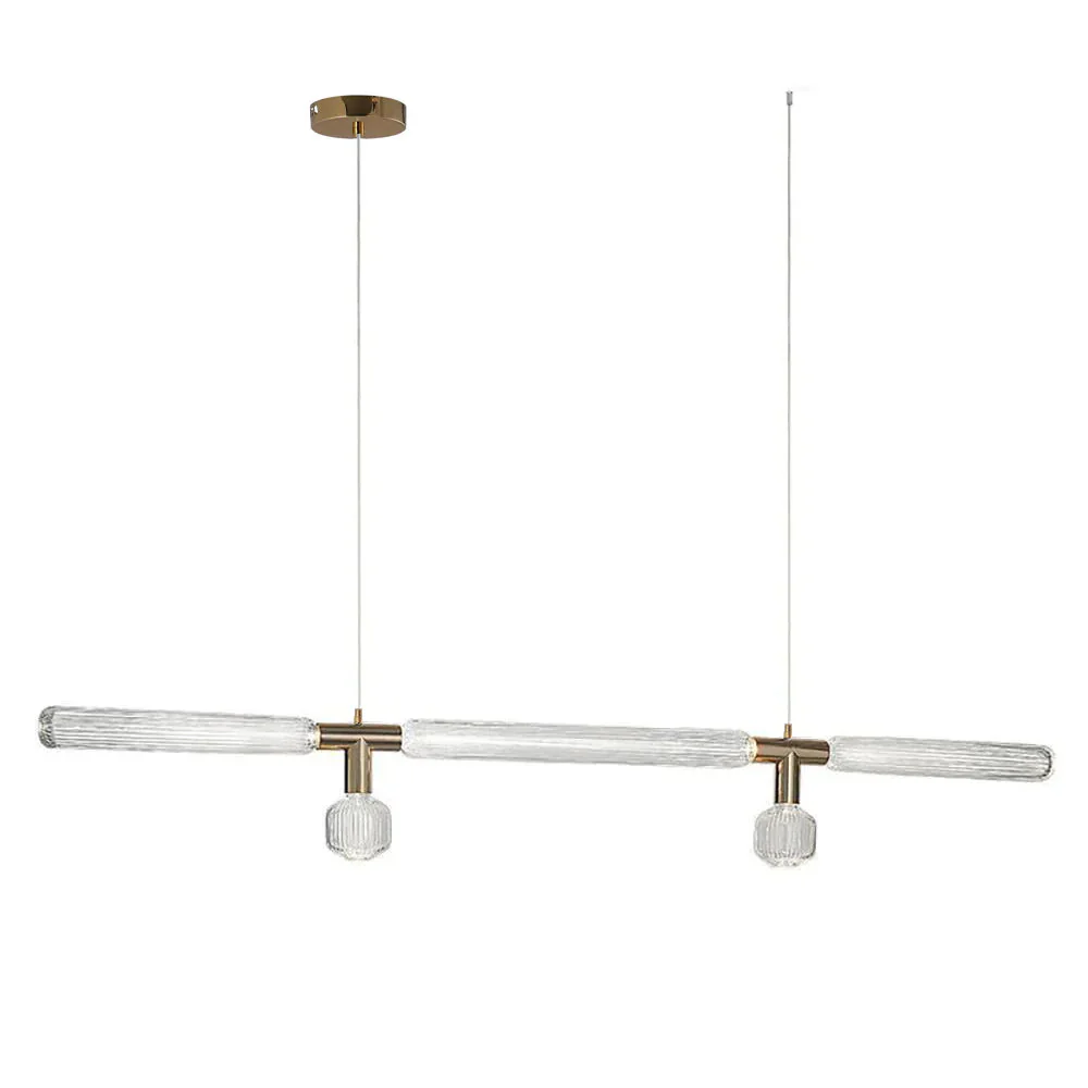Solara Pendant Lamp Crystal Cylinder Cipher Contemporary - Image 97