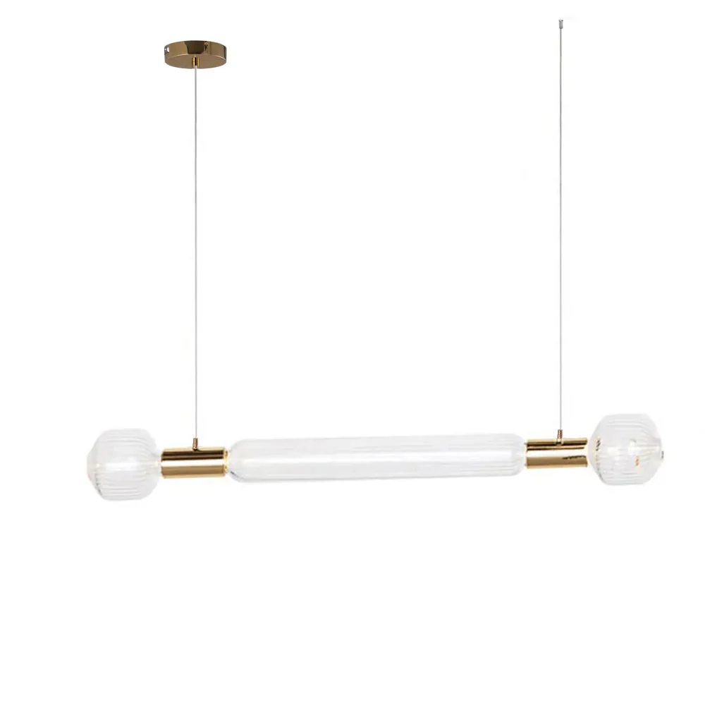 Solara Pendant Lamp Crystal Cylinder Cipher Contemporary - Image 98
