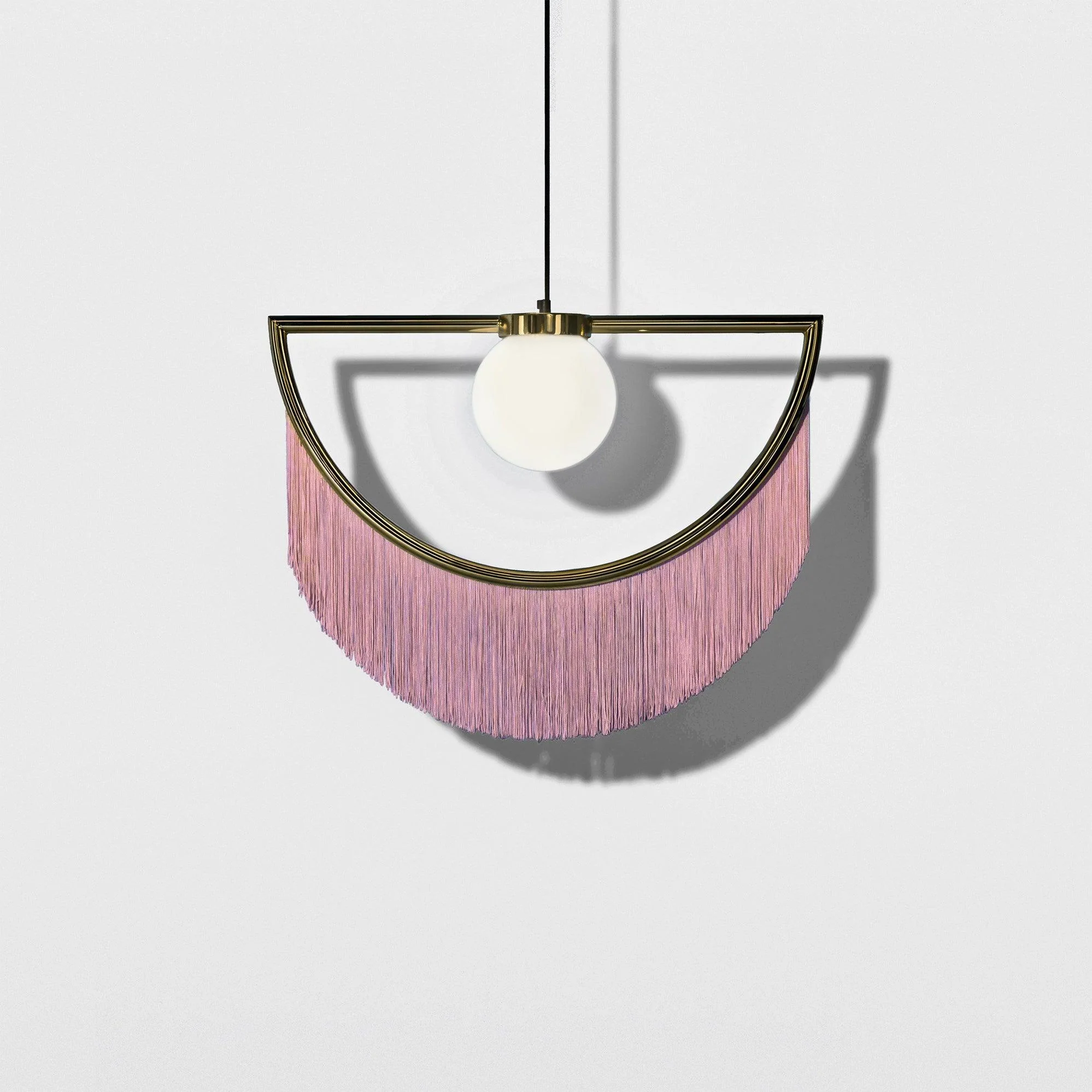 Solara Pendant Lamp Fabric Fringe Globe Retro Bohemian - Image 23
