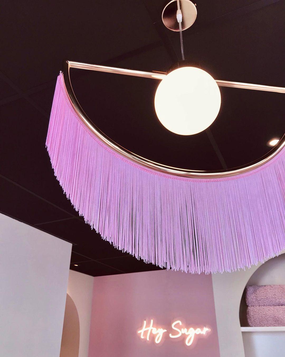Solara Pendant Lamp Fabric Fringe Globe Retro Bohemian - Image 53