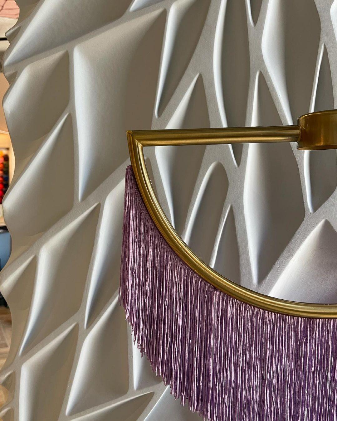 Solara Pendant Lamp Fabric Fringe Globe Retro Bohemian - Image 63