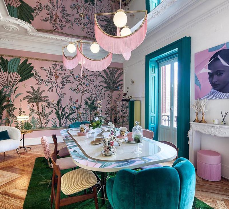Solara Pendant Lamp Fabric Fringe Globe Retro Bohemian - Image 88