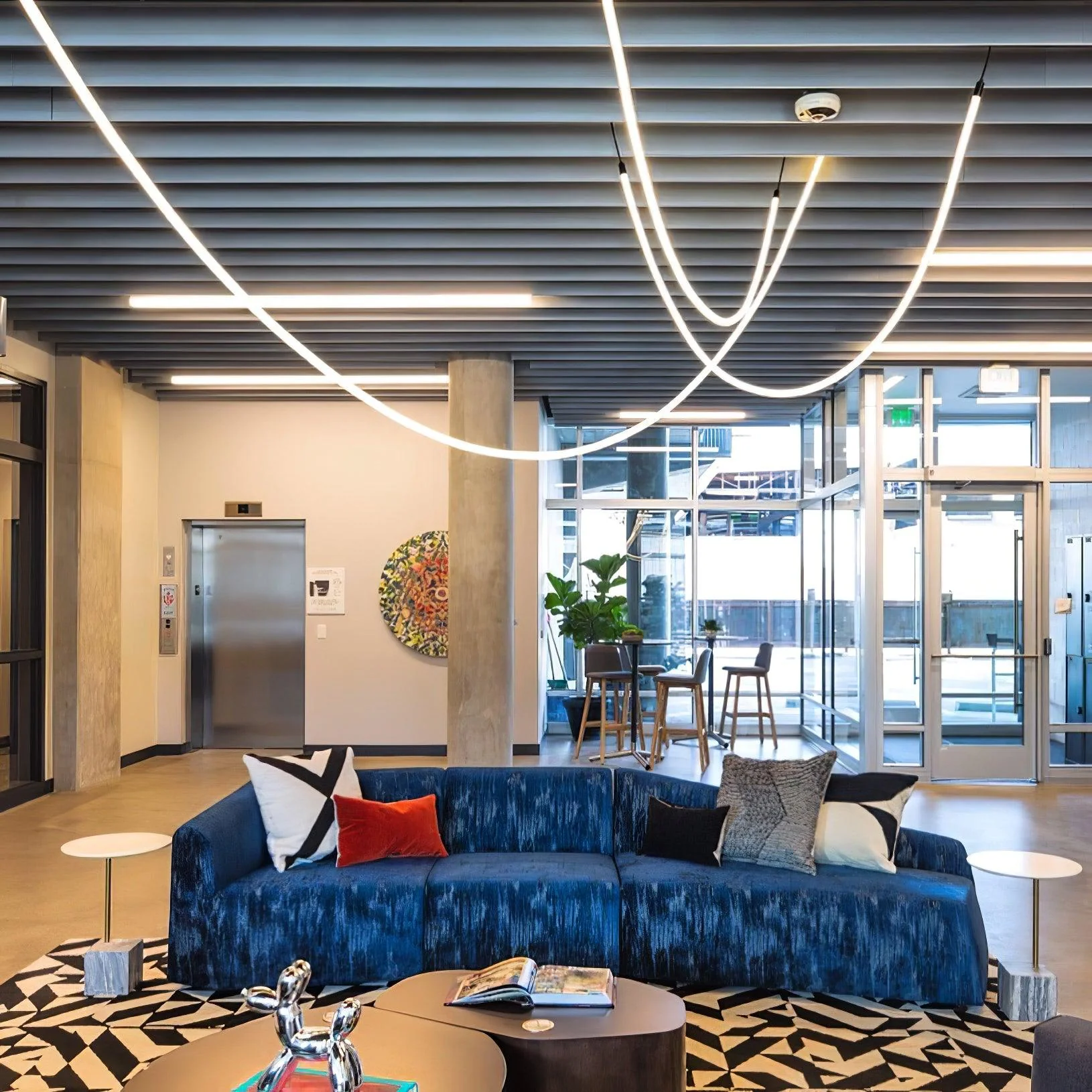 Solara Pendant Lamp Flexible Curve Silicone Brass - Image 52