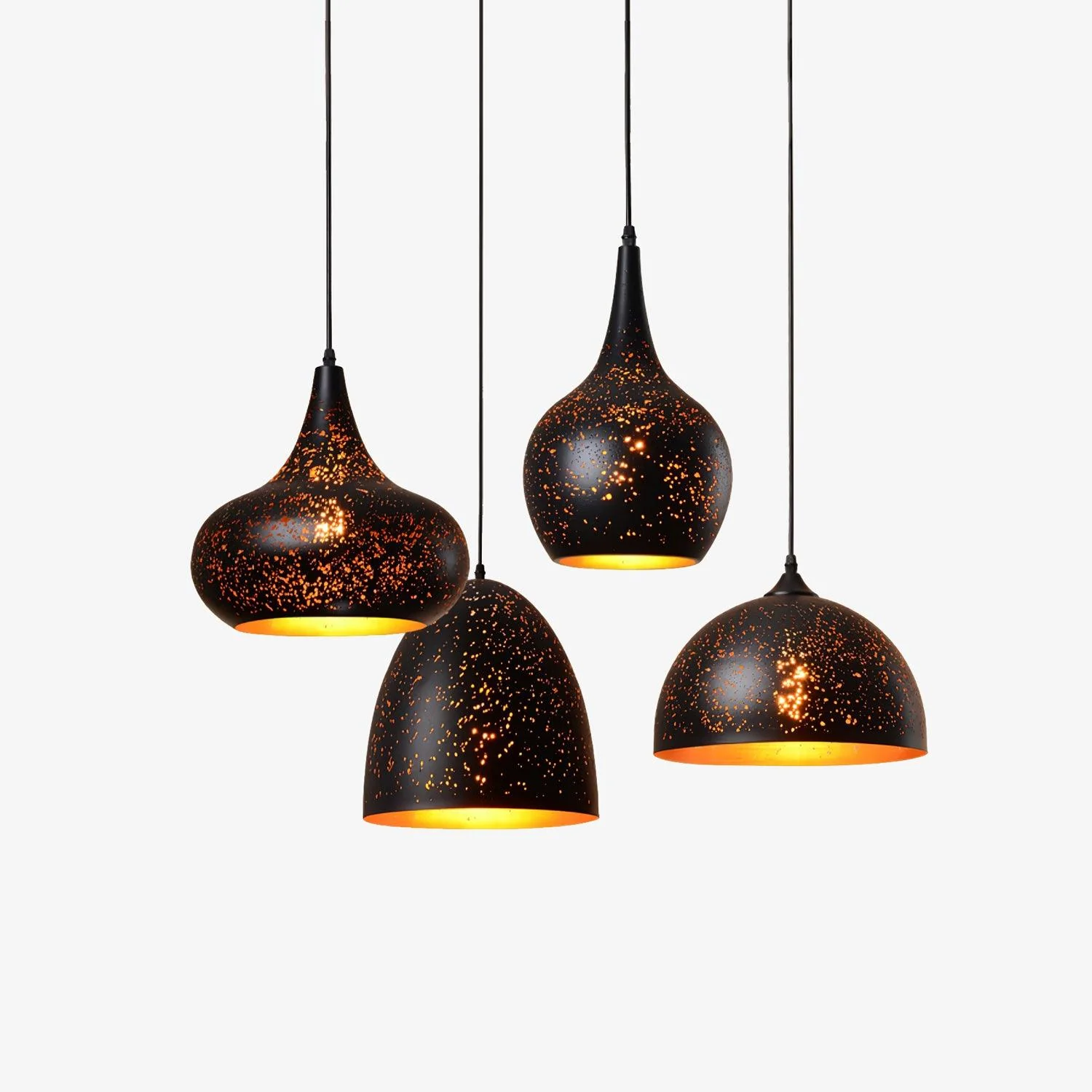 Solara Pendant Lamp Hollow Industrial Vintage