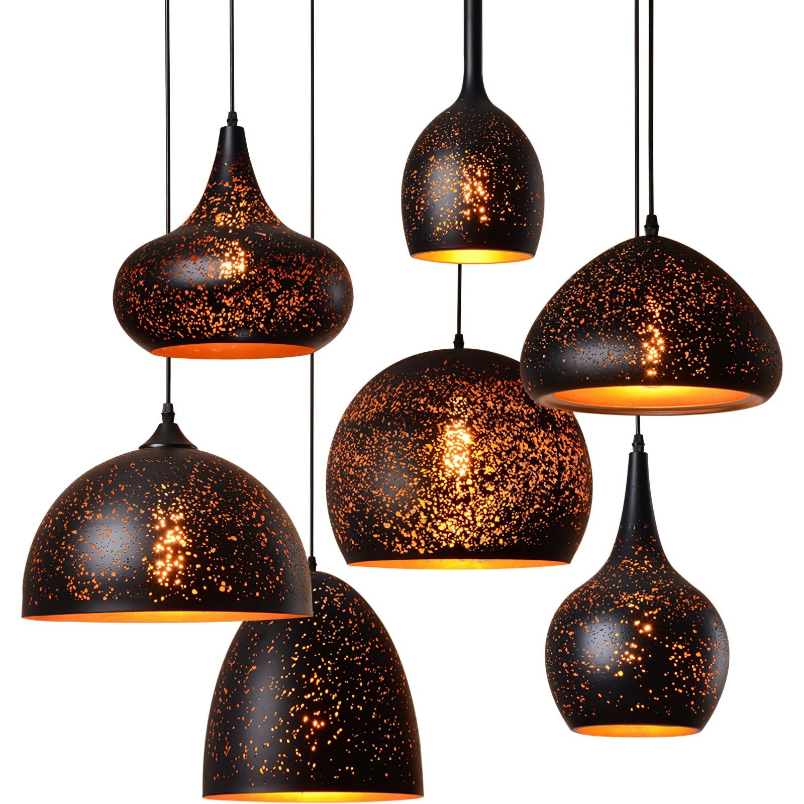 Solara Pendant Lamp Hollow Industrial Vintage - Image 11