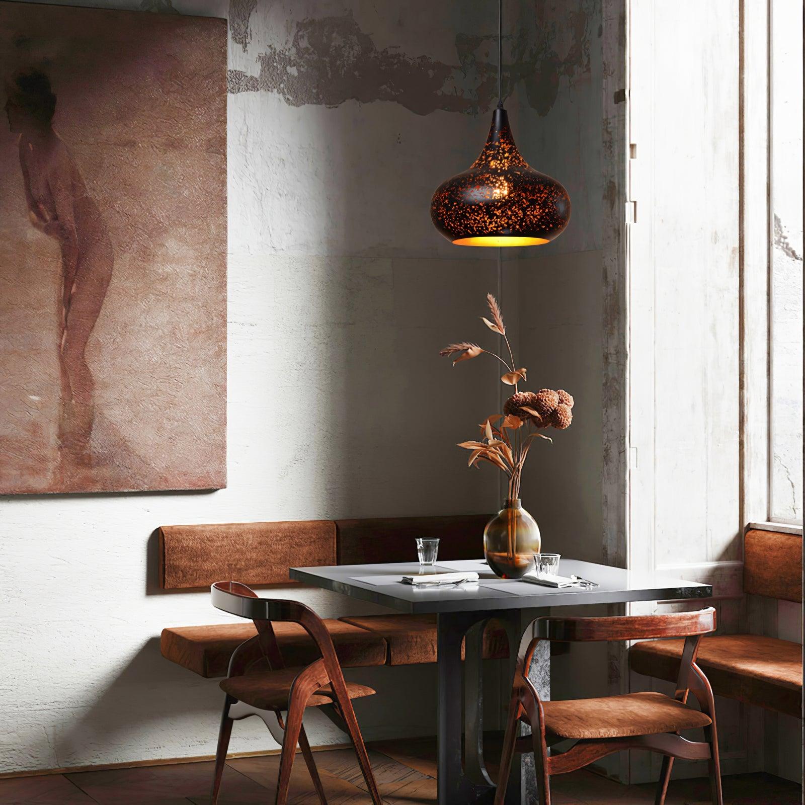 Solara Pendant Lamp Hollow Industrial Vintage - Image 12