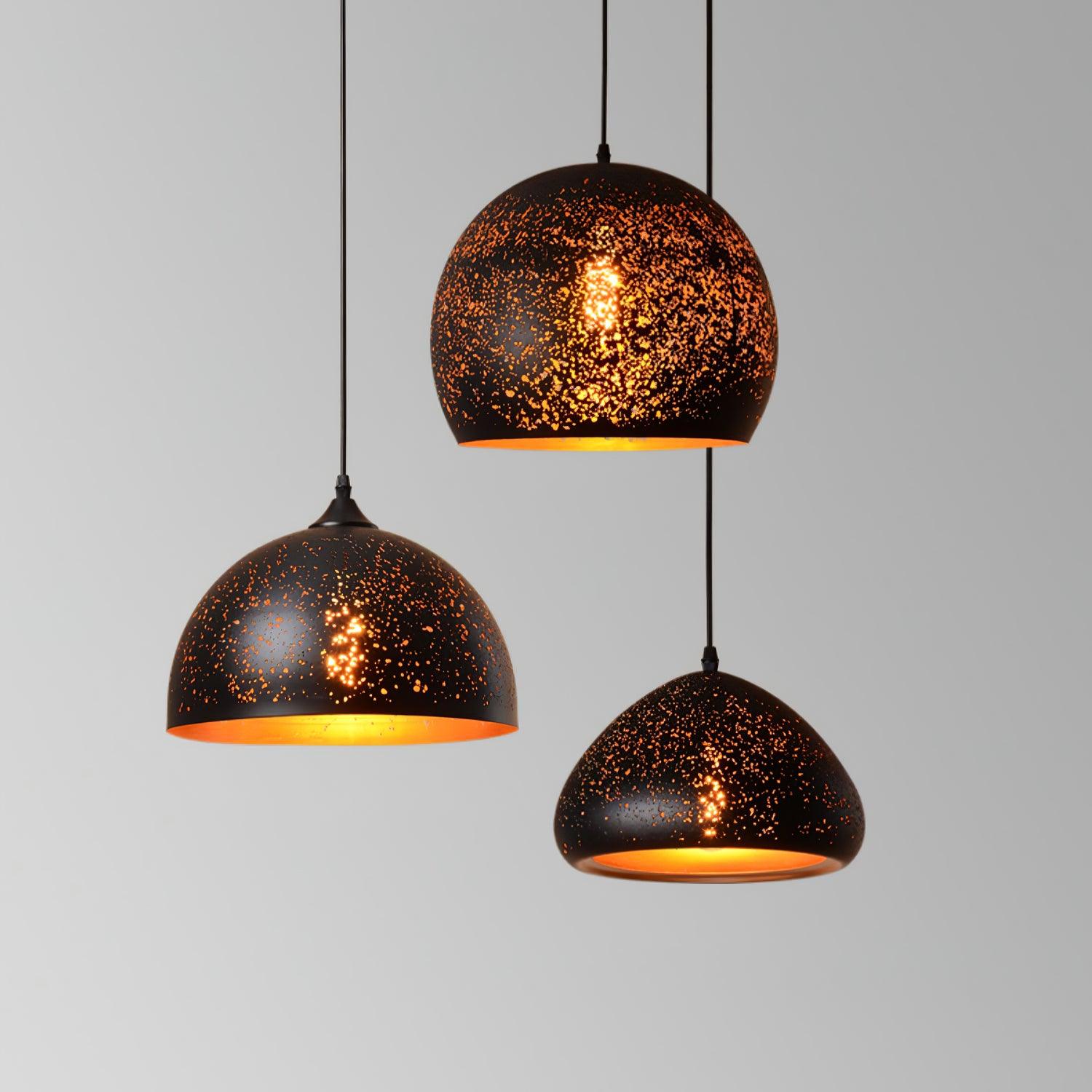 Solara Pendant Lamp Hollow Industrial Vintage - Image 14