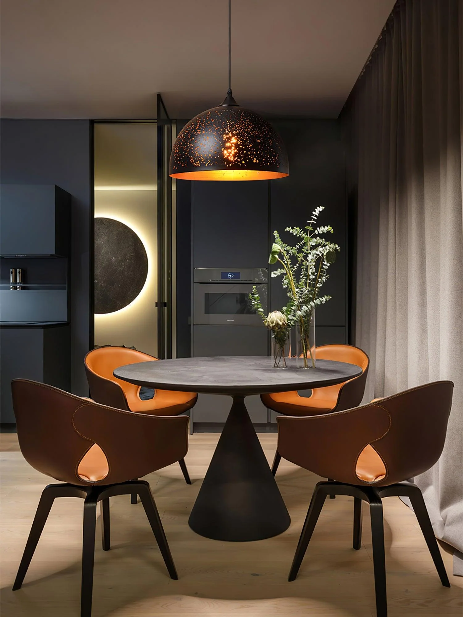 Solara Pendant Lamp Hollow Industrial Vintage - Image 3