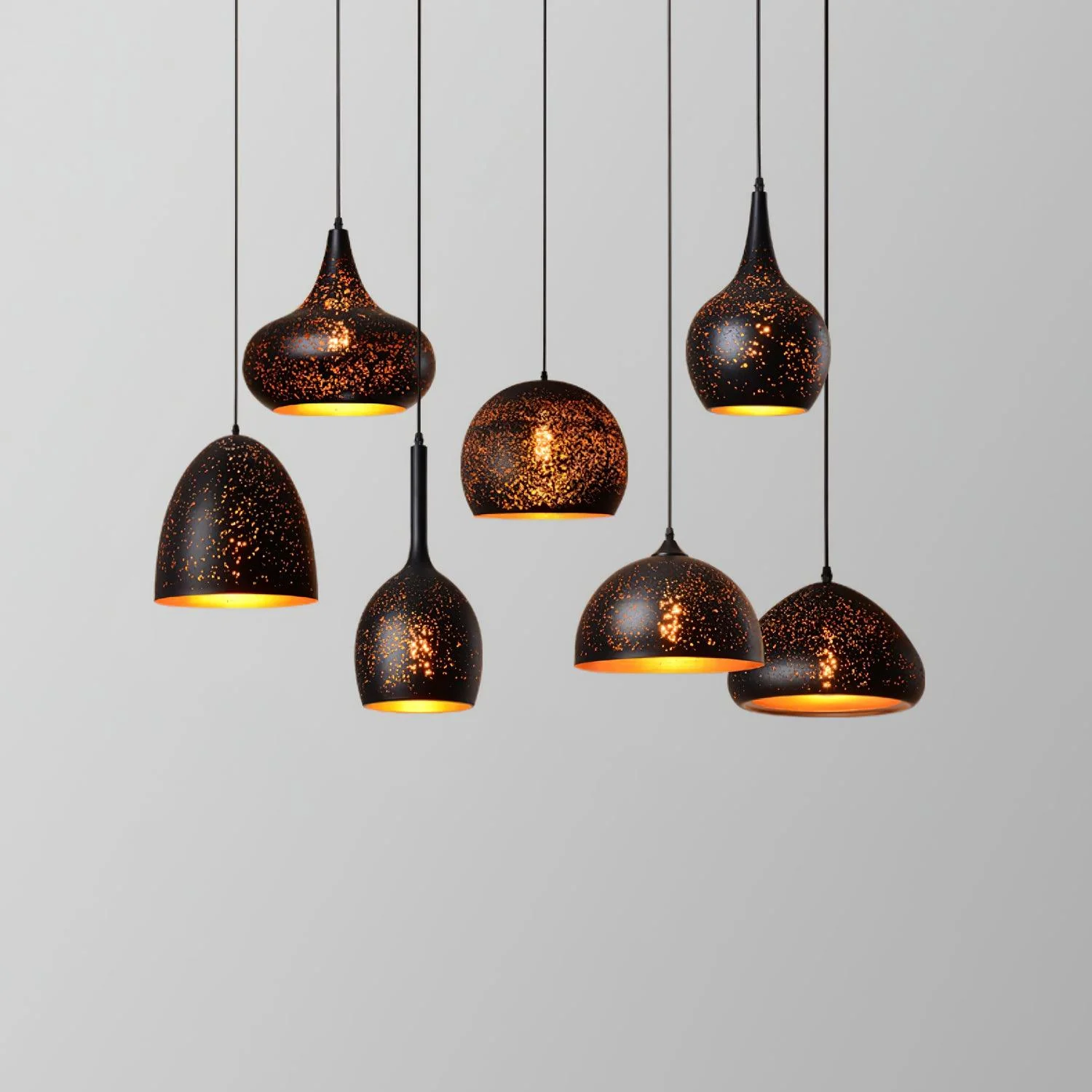 Solara Pendant Lamp Hollow Industrial Vintage - Image 44