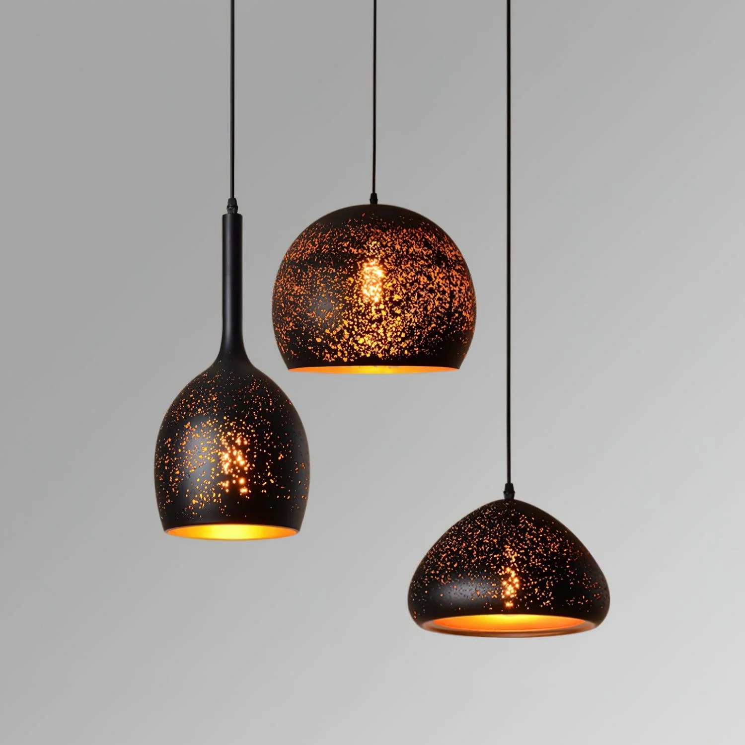 Solara Pendant Lamp Hollow Industrial Vintage - Image 6