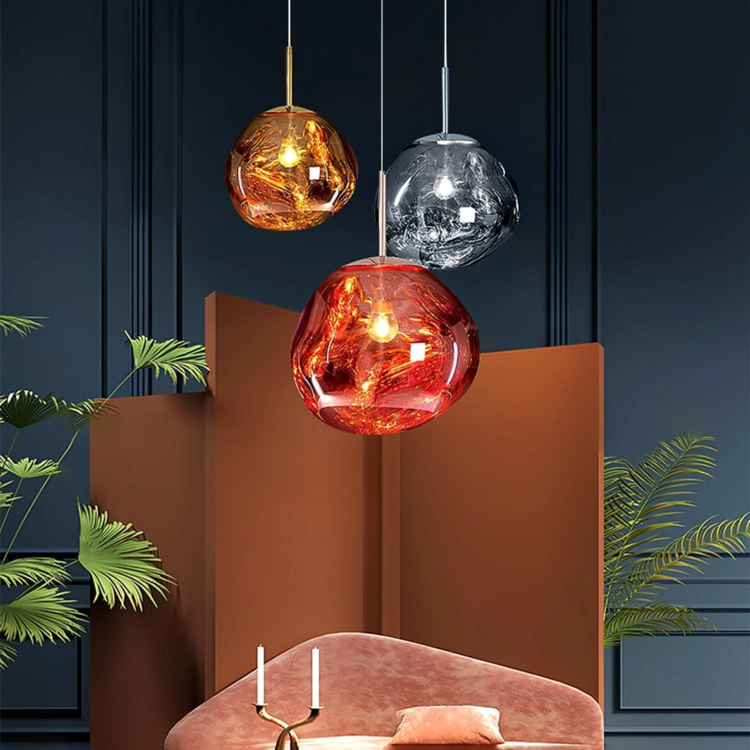 Solara Pendant Lamp Irregular Cluster Sculptural - Image 14