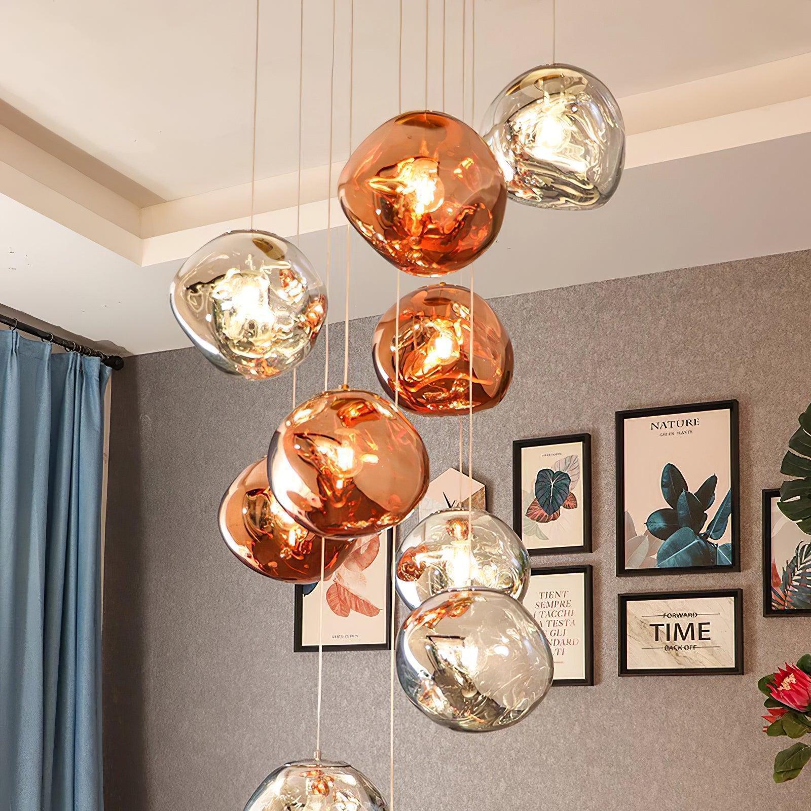 Solara Pendant Lamp Irregular Cluster Sculptural - Image 17