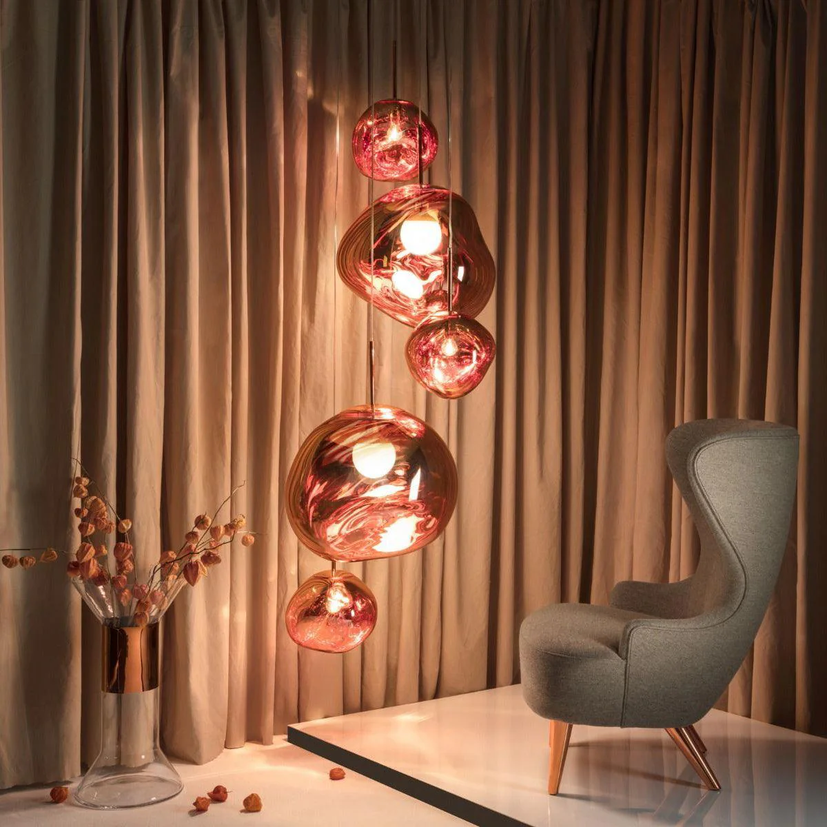 Solara Pendant Lamp Irregular Cluster Sculptural - Image 36