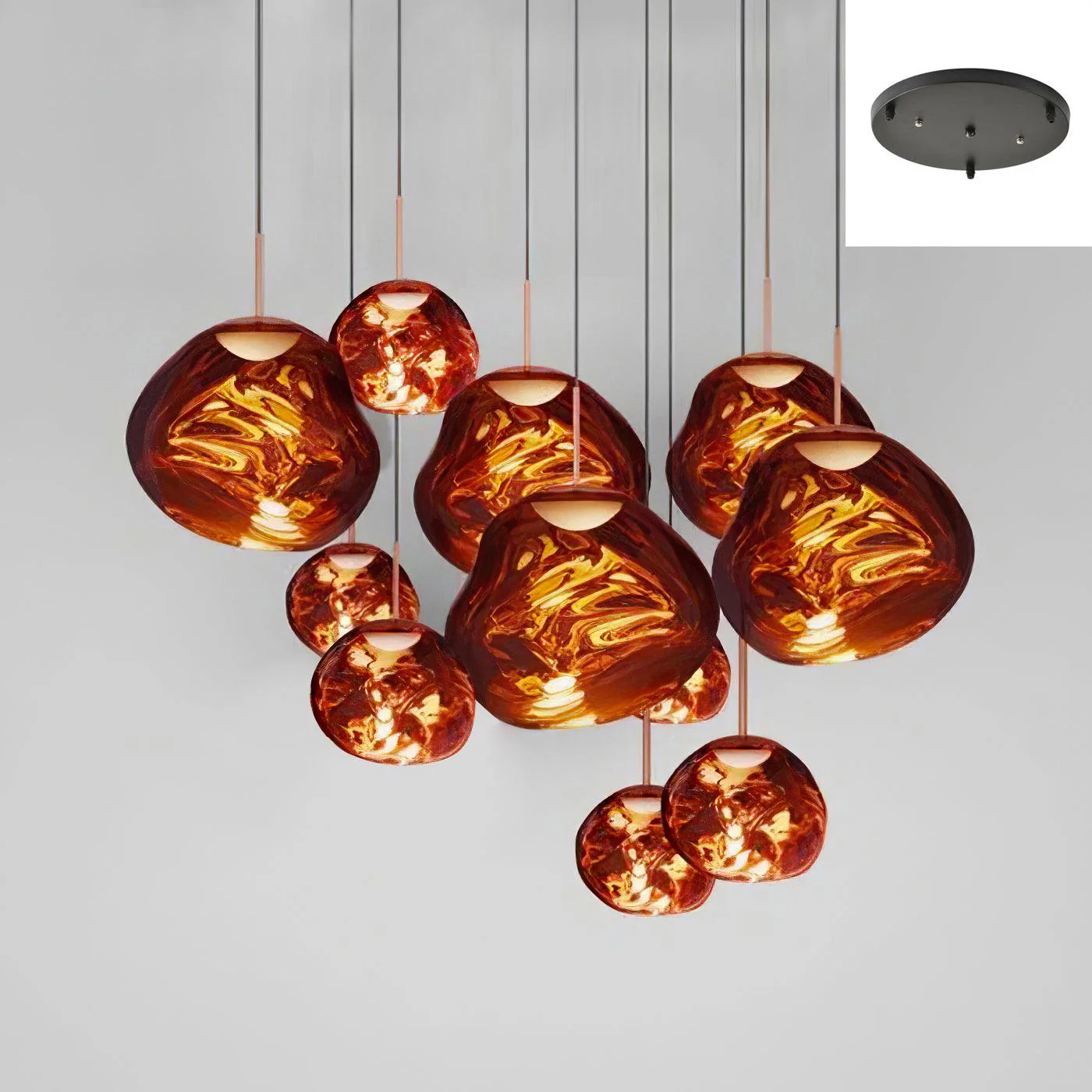 Solara Pendant Lamp Irregular Cluster Sculptural - Image 72