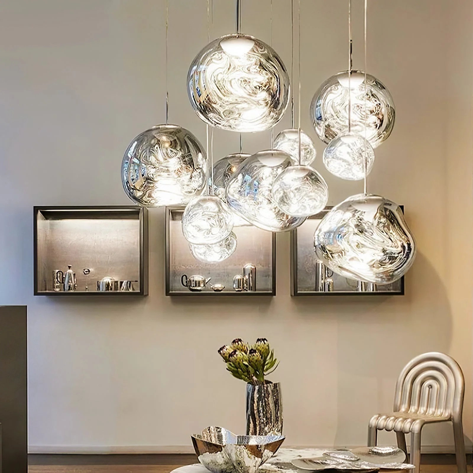Solara Pendant Lamp Irregular Cluster Sculptural - Image 73