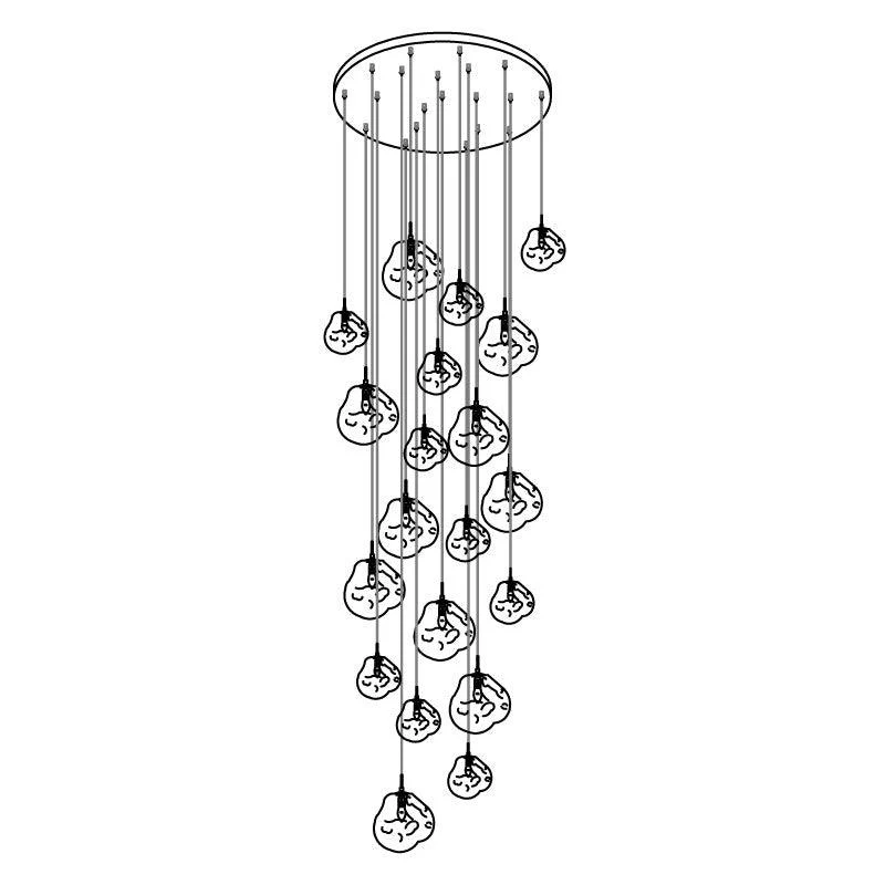 Solara Pendant Lamp Irregular Cluster Sculptural - Image 77
