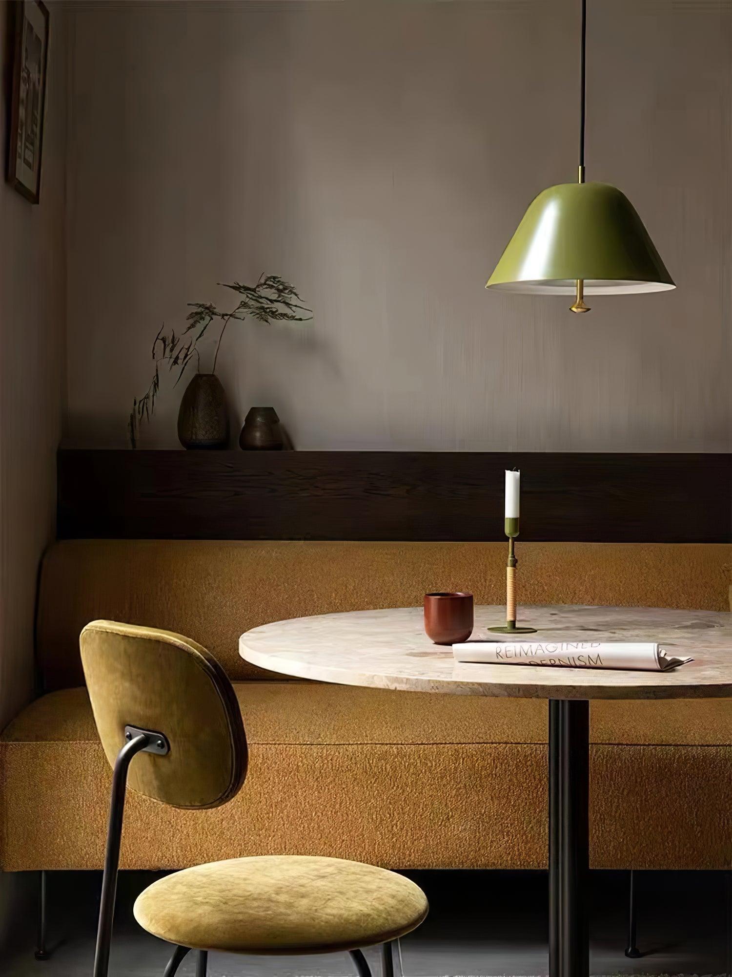 Solara Pendant Lamp Bell Glass Brass Minimalist - Image 18