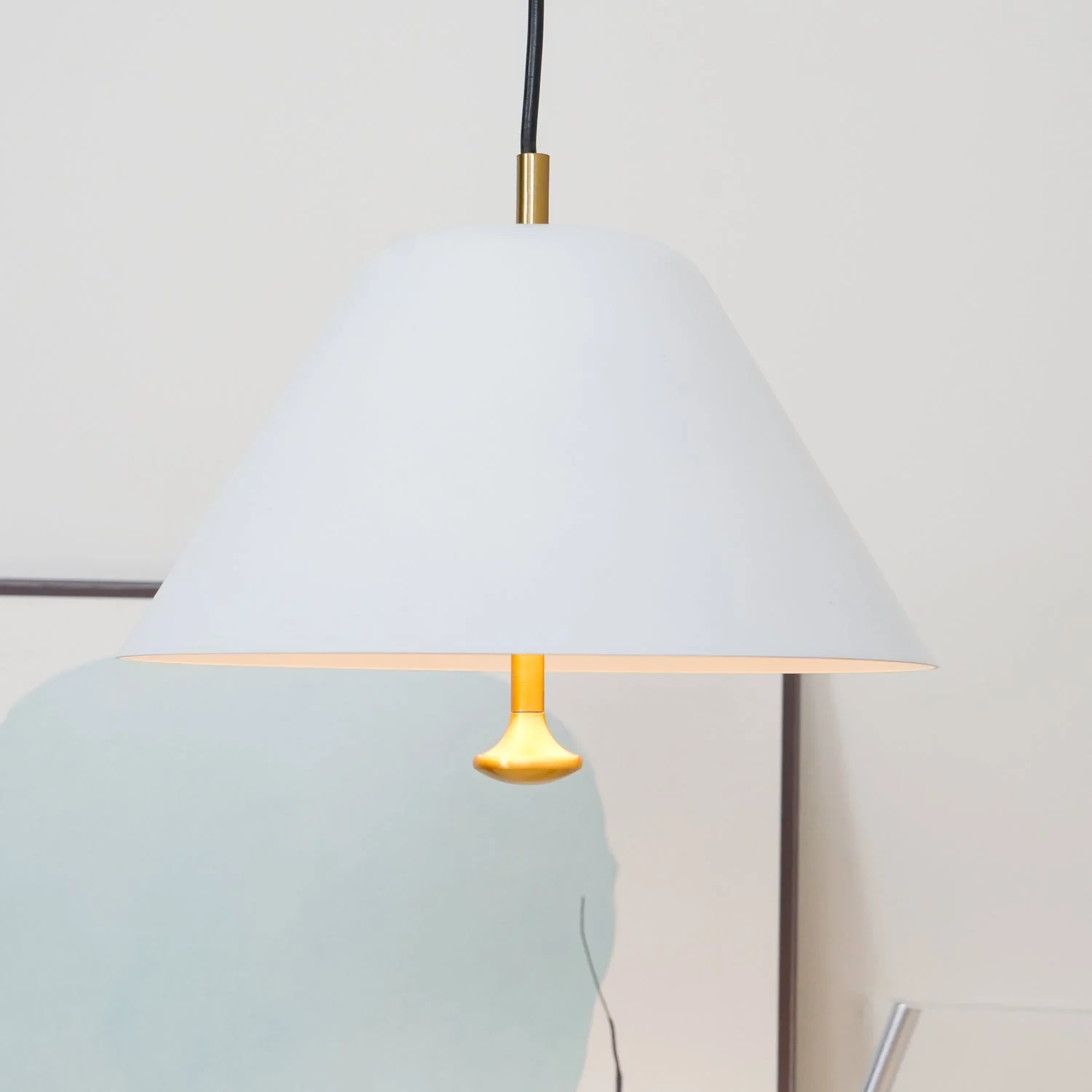 Solara Pendant Lamp Bell Glass Brass Minimalist - Image 23