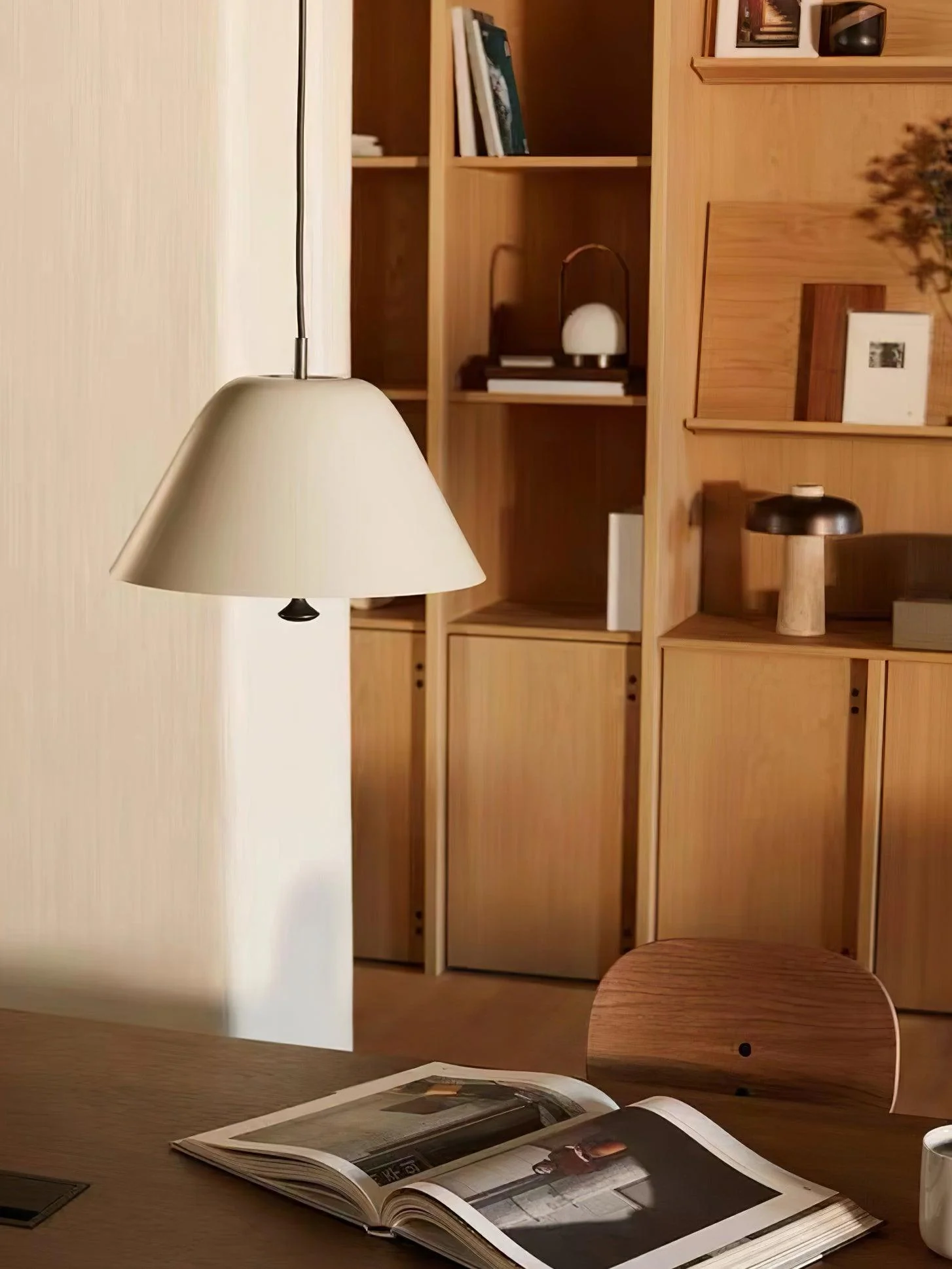 Solara Pendant Lamp Bell Glass Brass Minimalist - Image 40