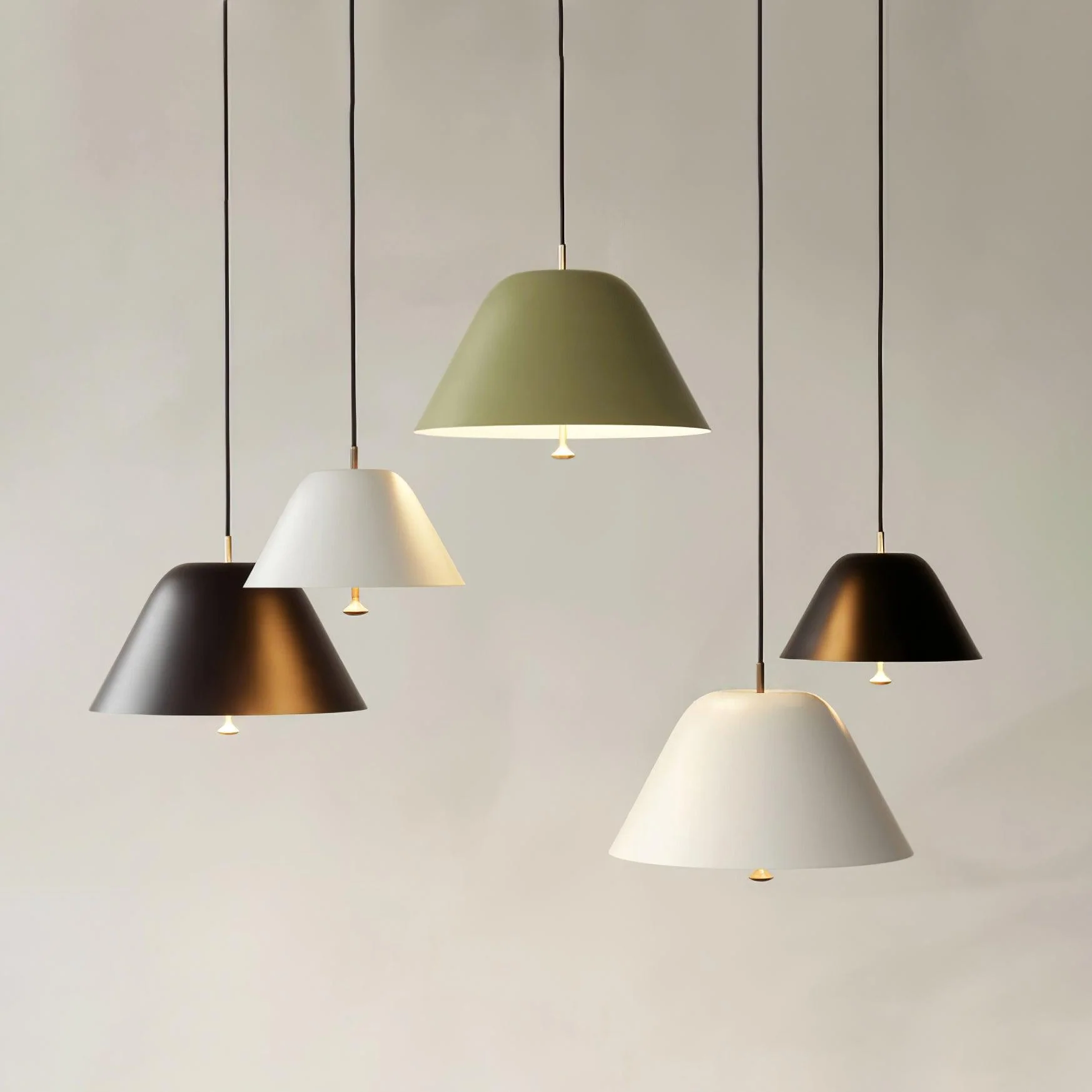 Solara Pendant Lamp Bell Glass Brass Minimalist - Image 48