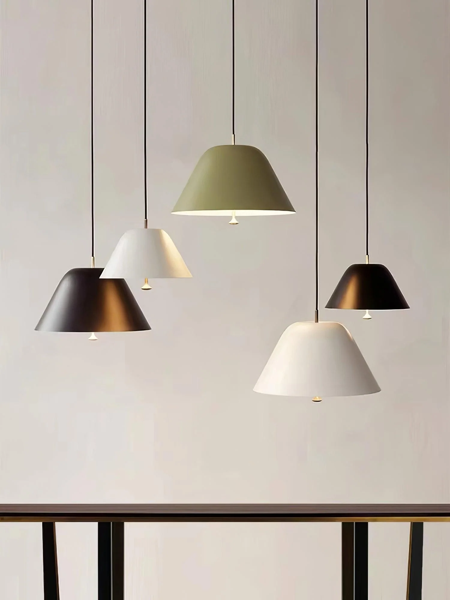 Solara Pendant Lamp Bell Glass Brass Minimalist - Image 50