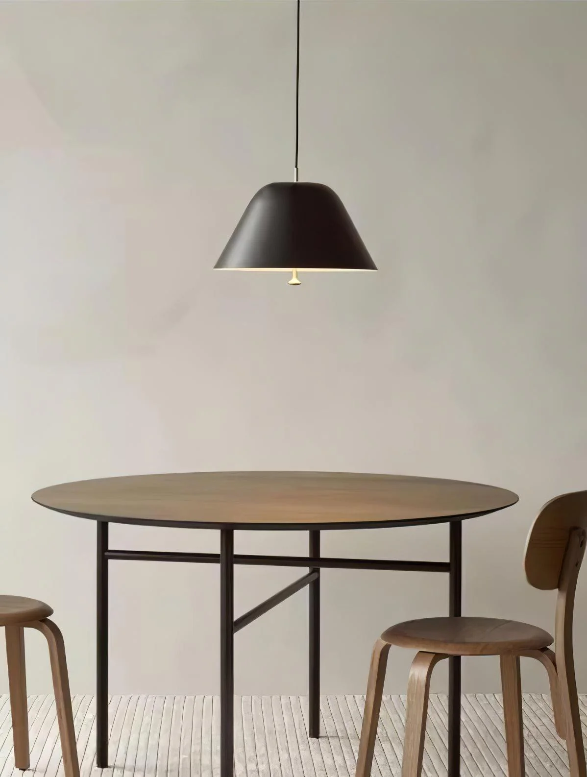 Solara Pendant Lamp Bell Glass Brass Minimalist - Image 53