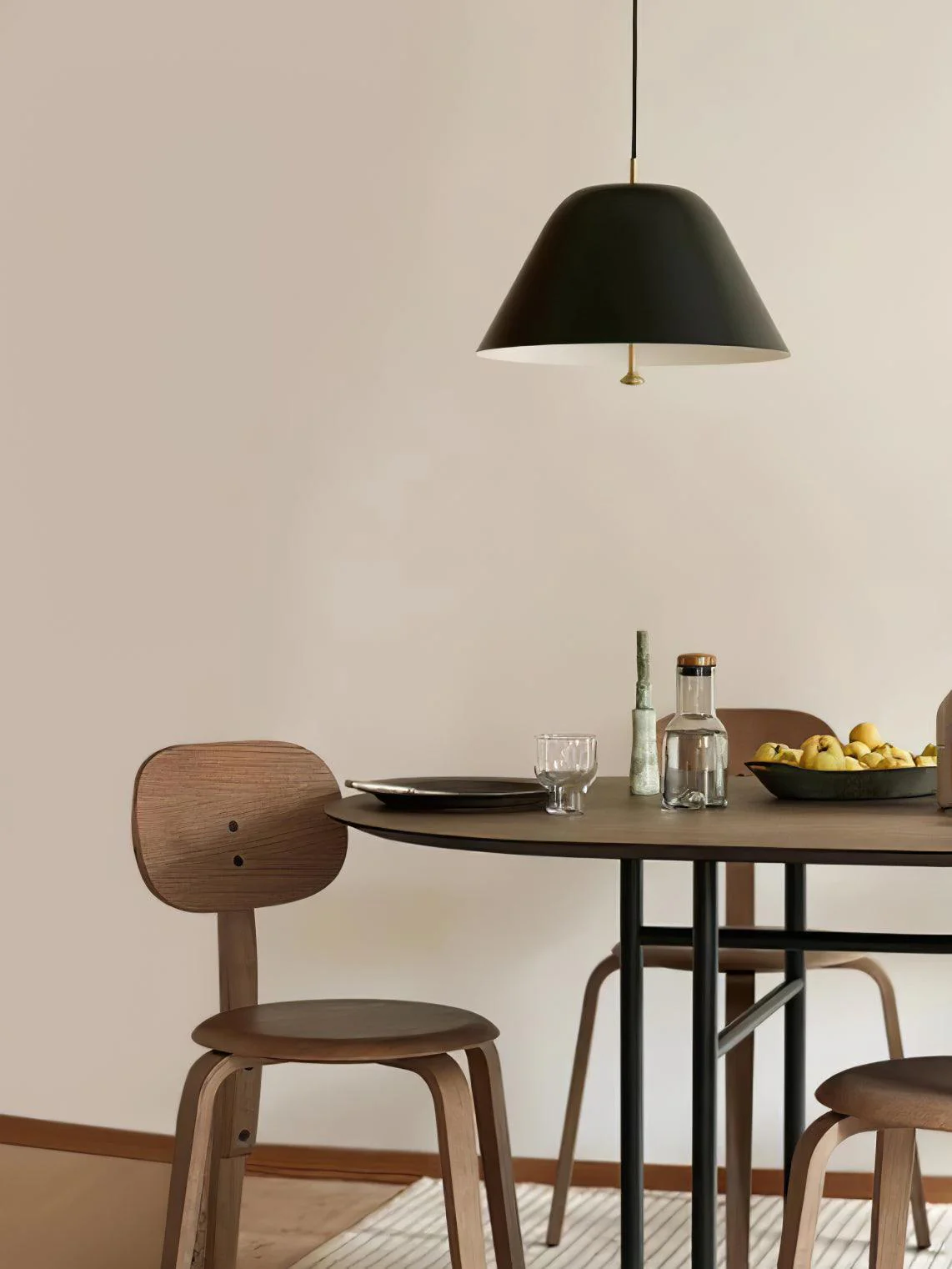 Solara Pendant Lamp Bell Glass Brass Minimalist - Image 6