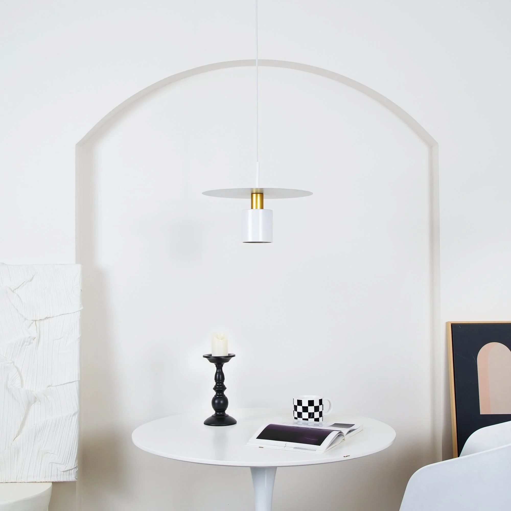 Solara Pendant Lamp Cylinder Disc Industrial - Image 10