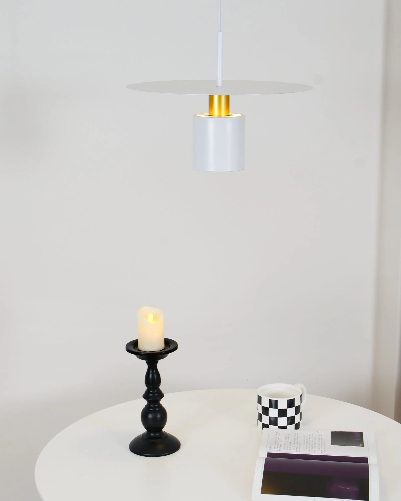 Solara Pendant Lamp Cylinder Disc Industrial - Image 14