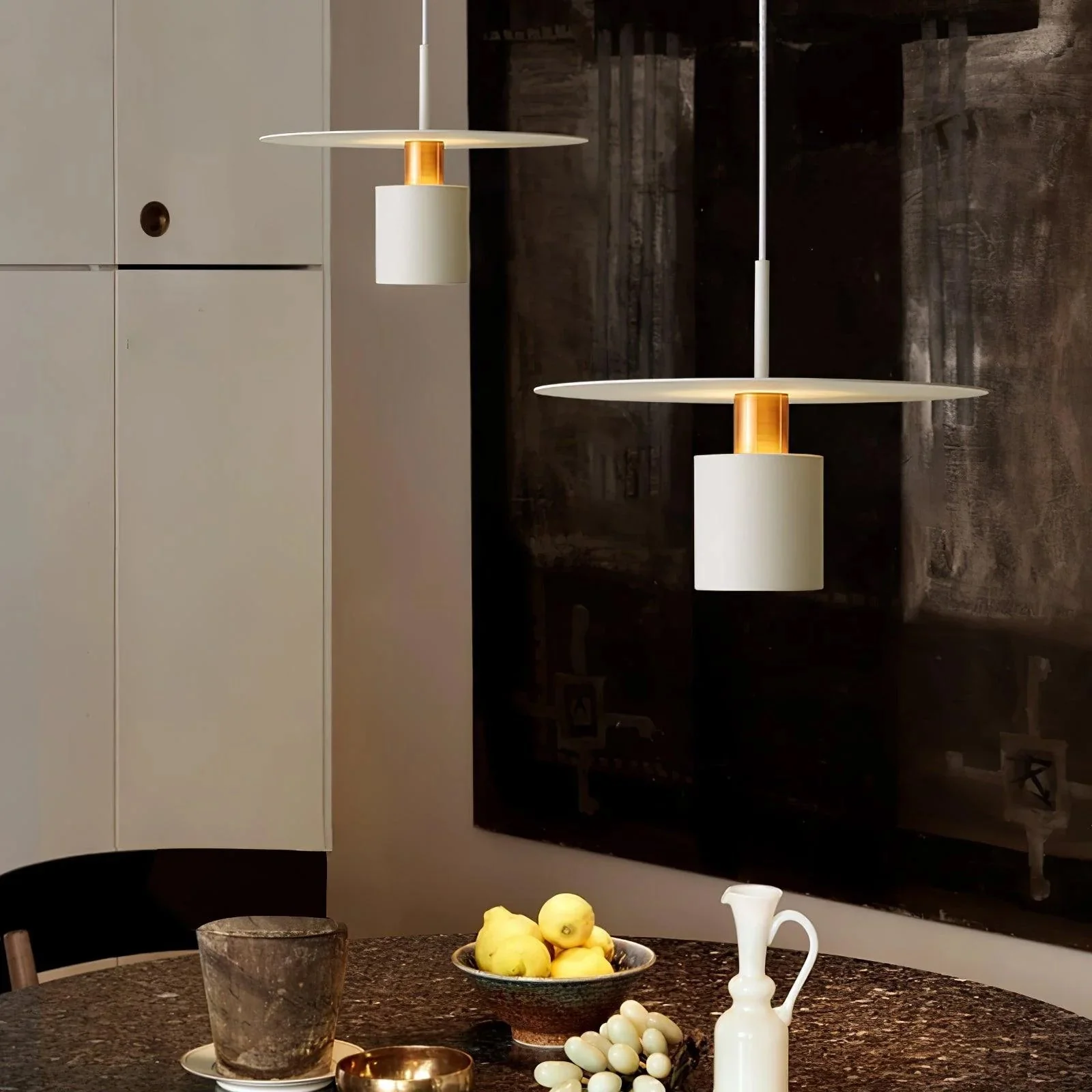 Solara Pendant Lamp Cylinder Disc Industrial - Image 8