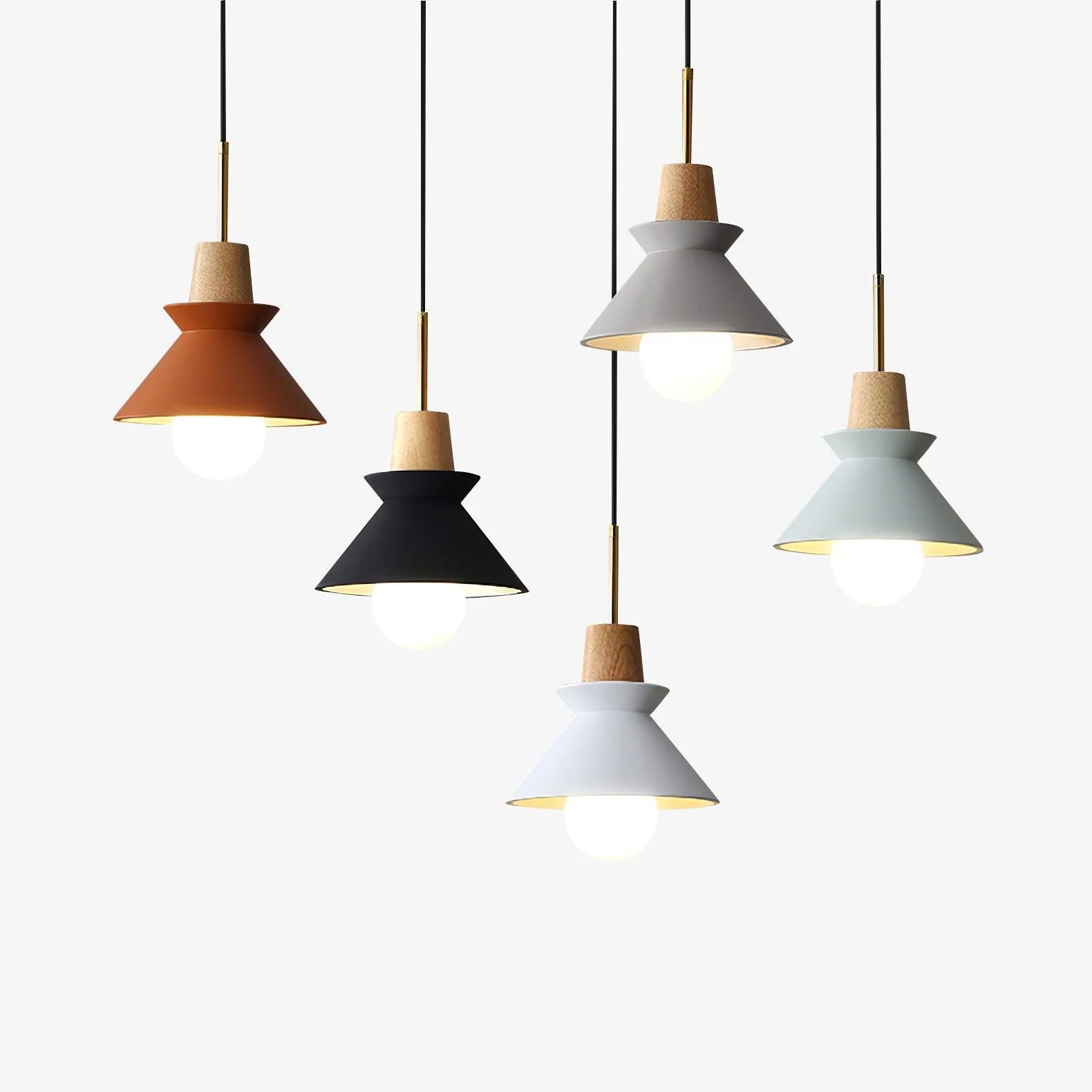 Solara Pendant Lamp Wood Space Nordic Minimalist