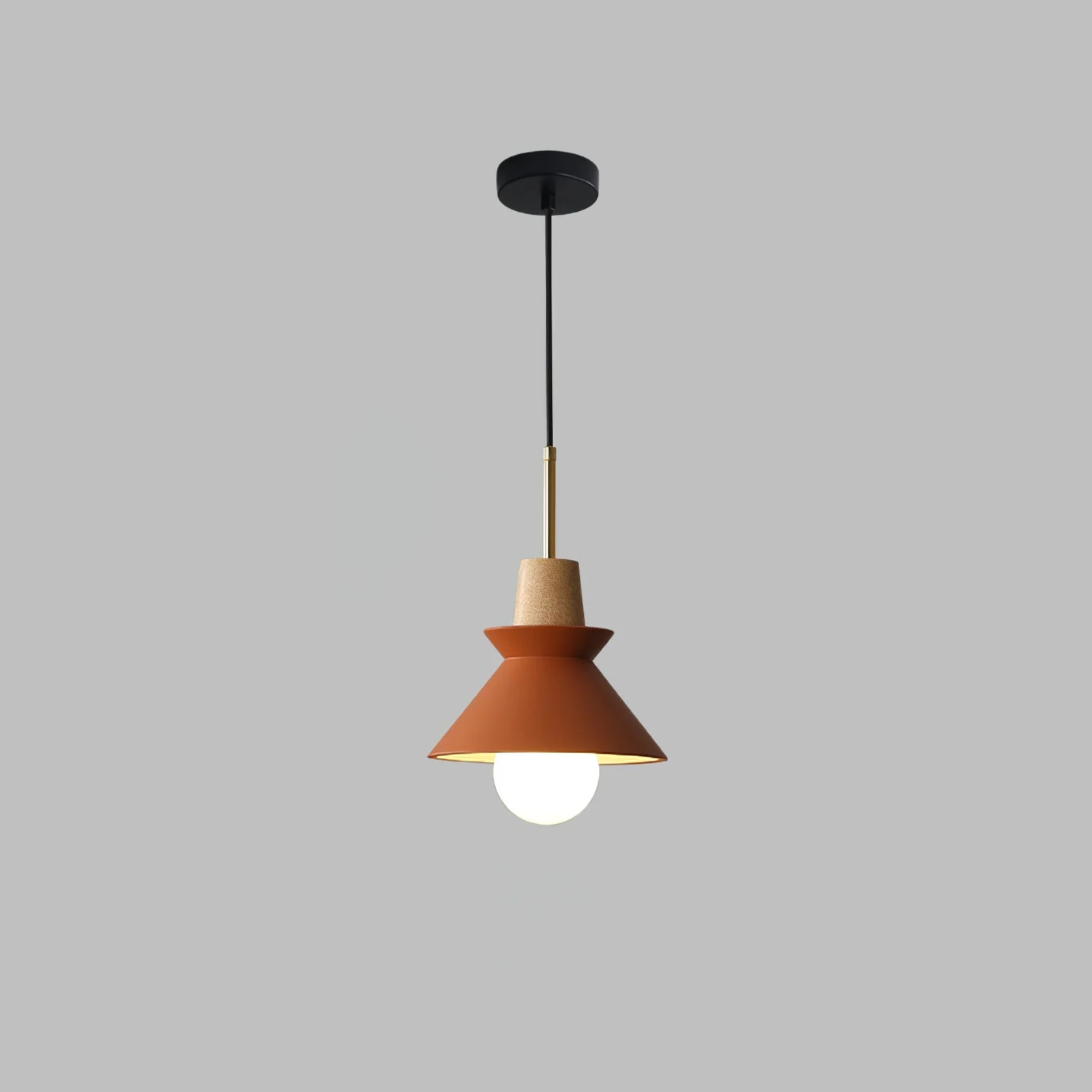 Solara Pendant Lamp Wood Space Nordic Minimalist - Image 10