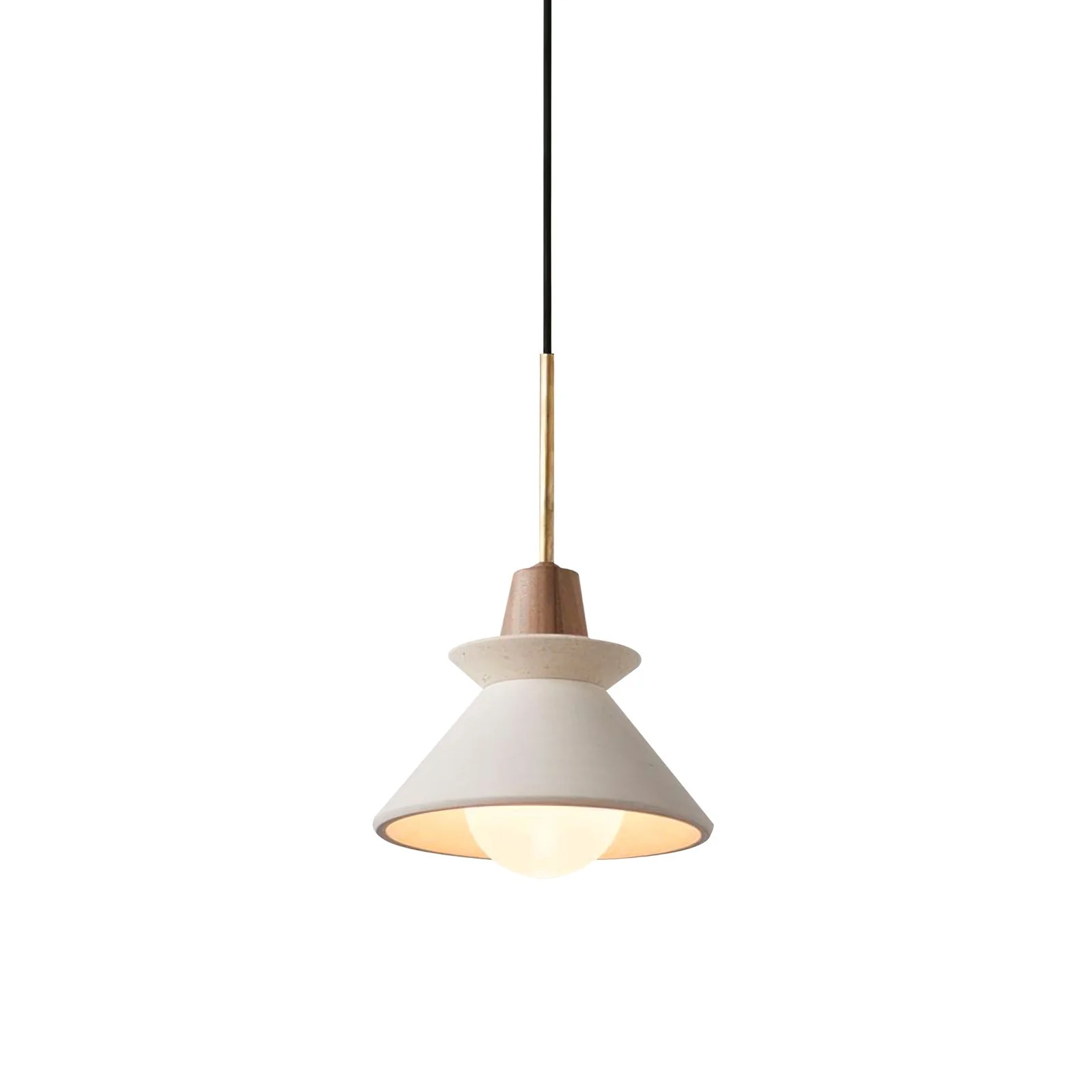 Solara Pendant Lamp Wood Space Nordic Minimalist - Image 11