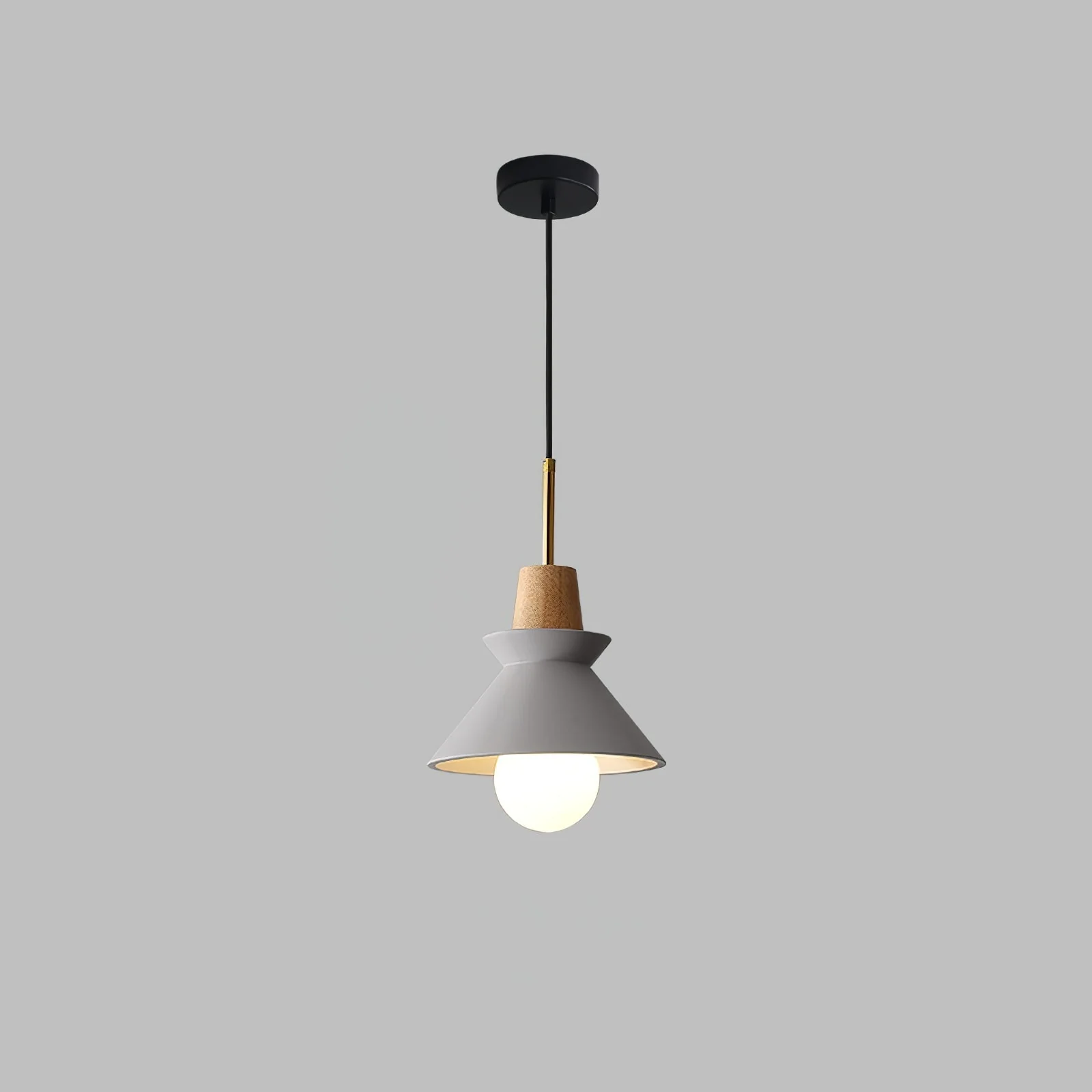 Solara Pendant Lamp Wood Space Nordic Minimalist - Image 17