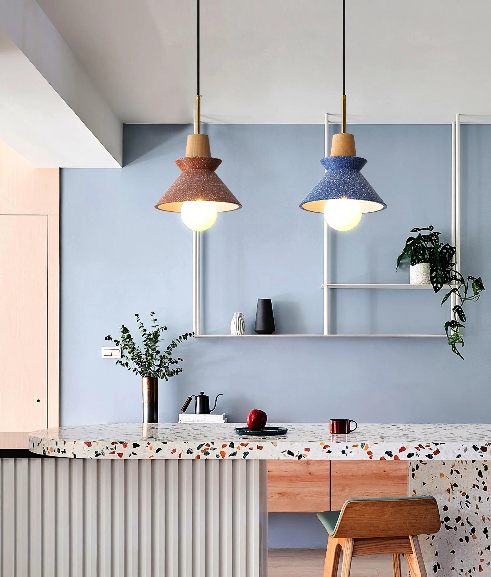 Solara Pendant Lamp Wood Space Nordic Minimalist - Image 24
